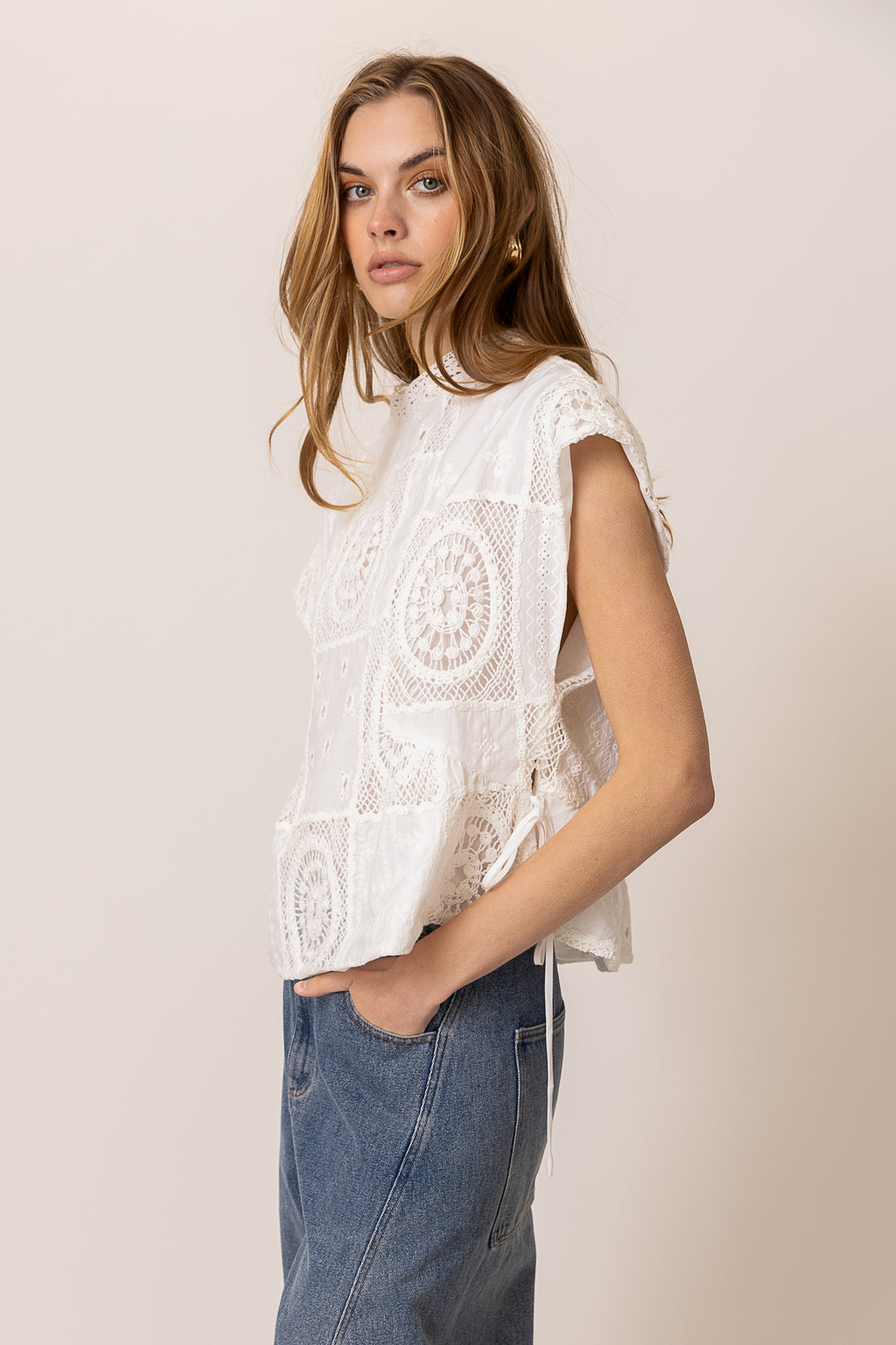 Biva Tunic Top - White