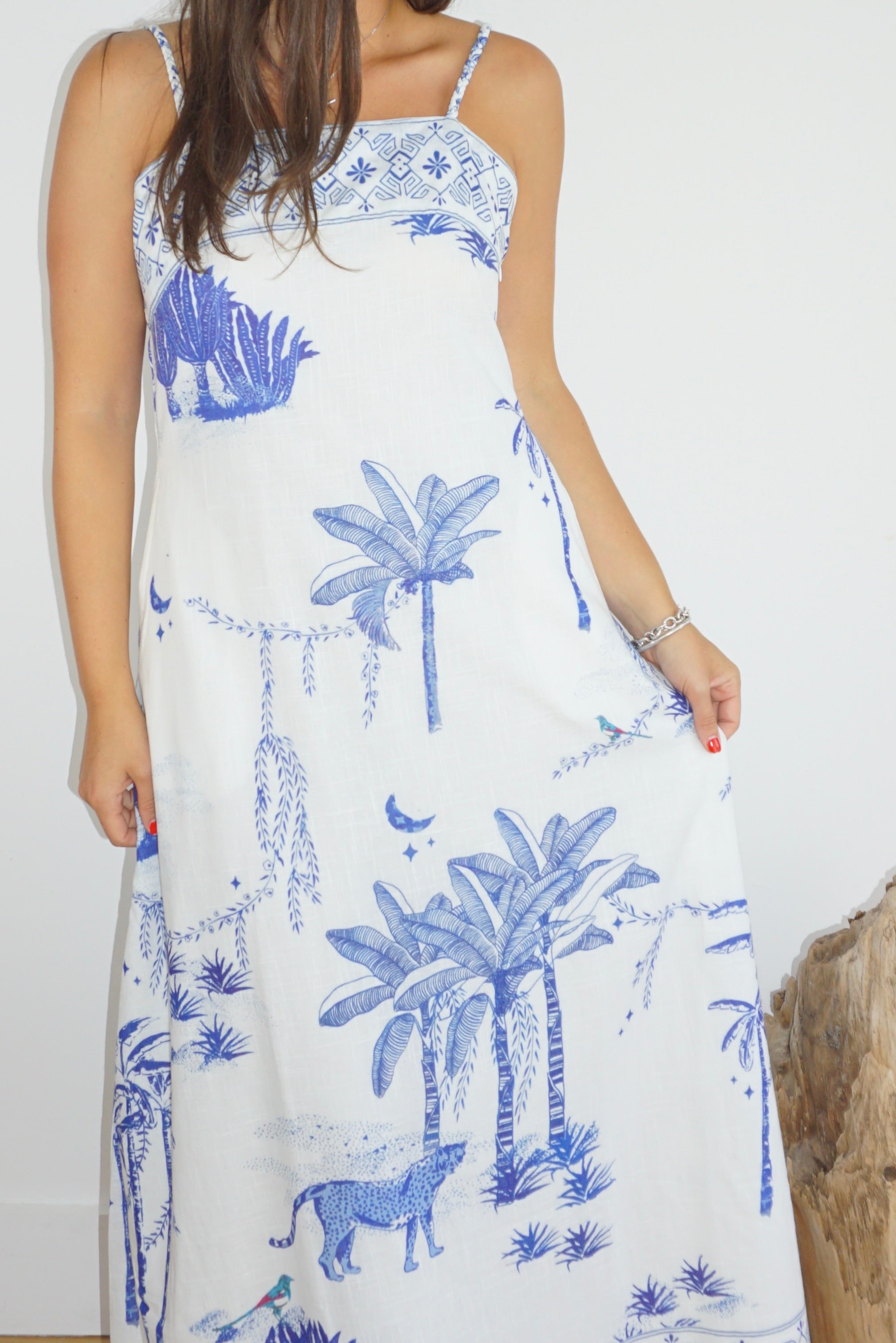 Lydia Tube Dress in Sahara Print