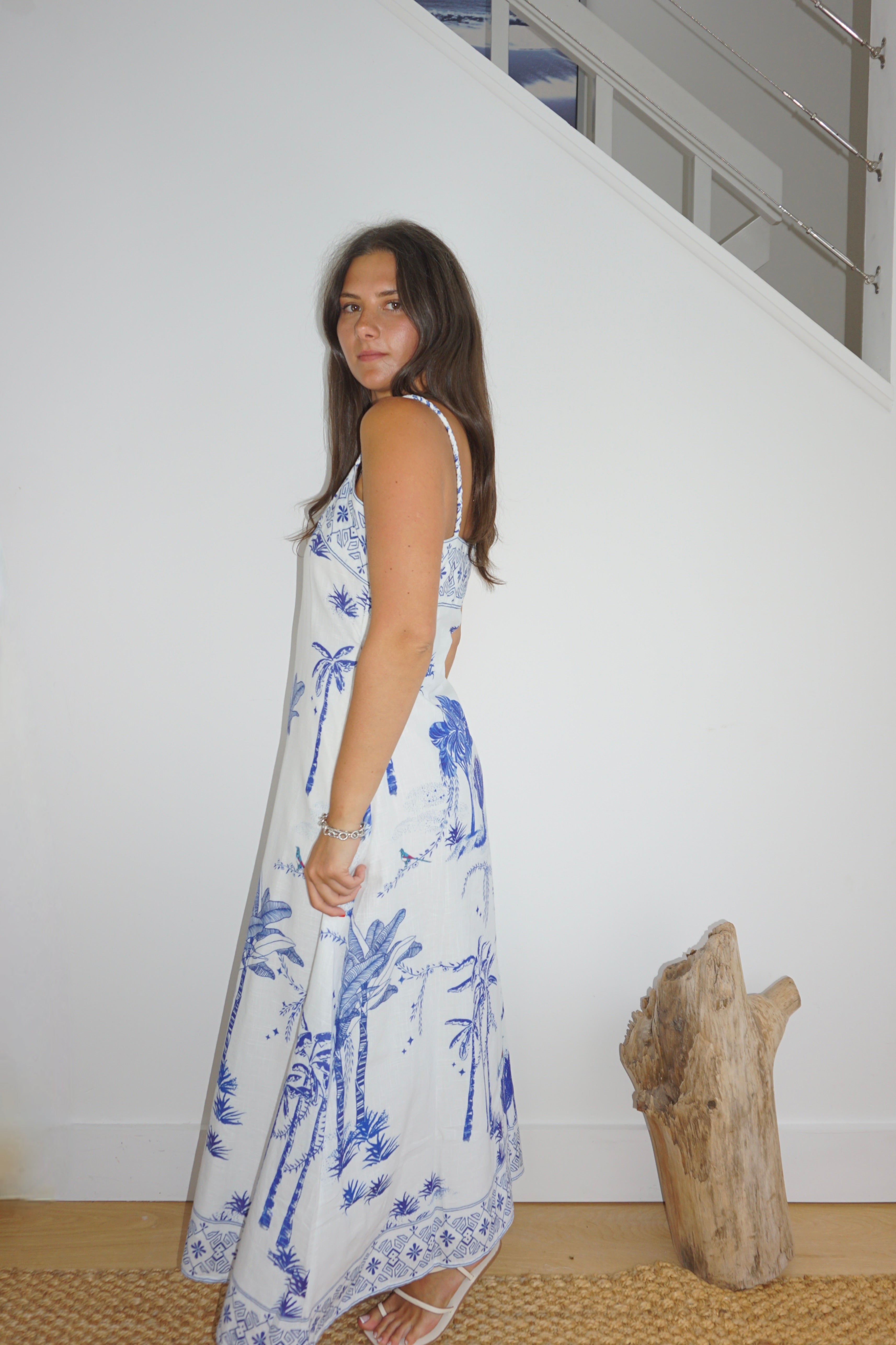 Lydia Tube Dress in Sahara Print