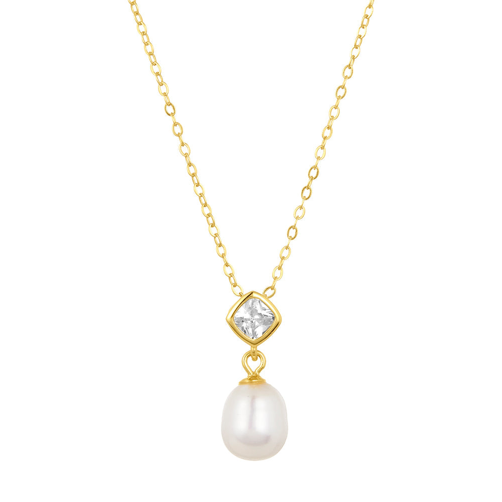 Mae Pearl Necklace - Gold