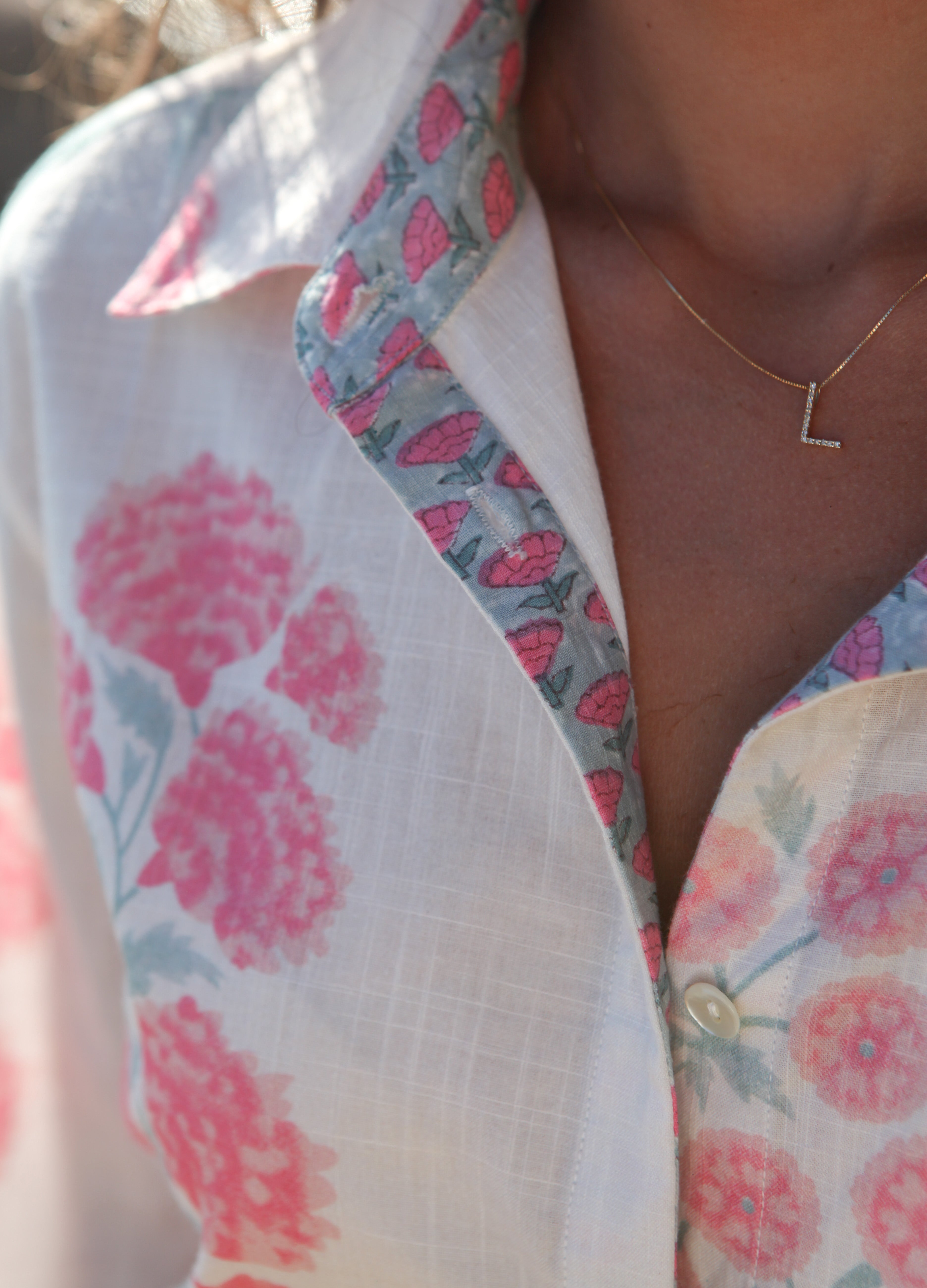 Mable Shirt in Blush Bloom