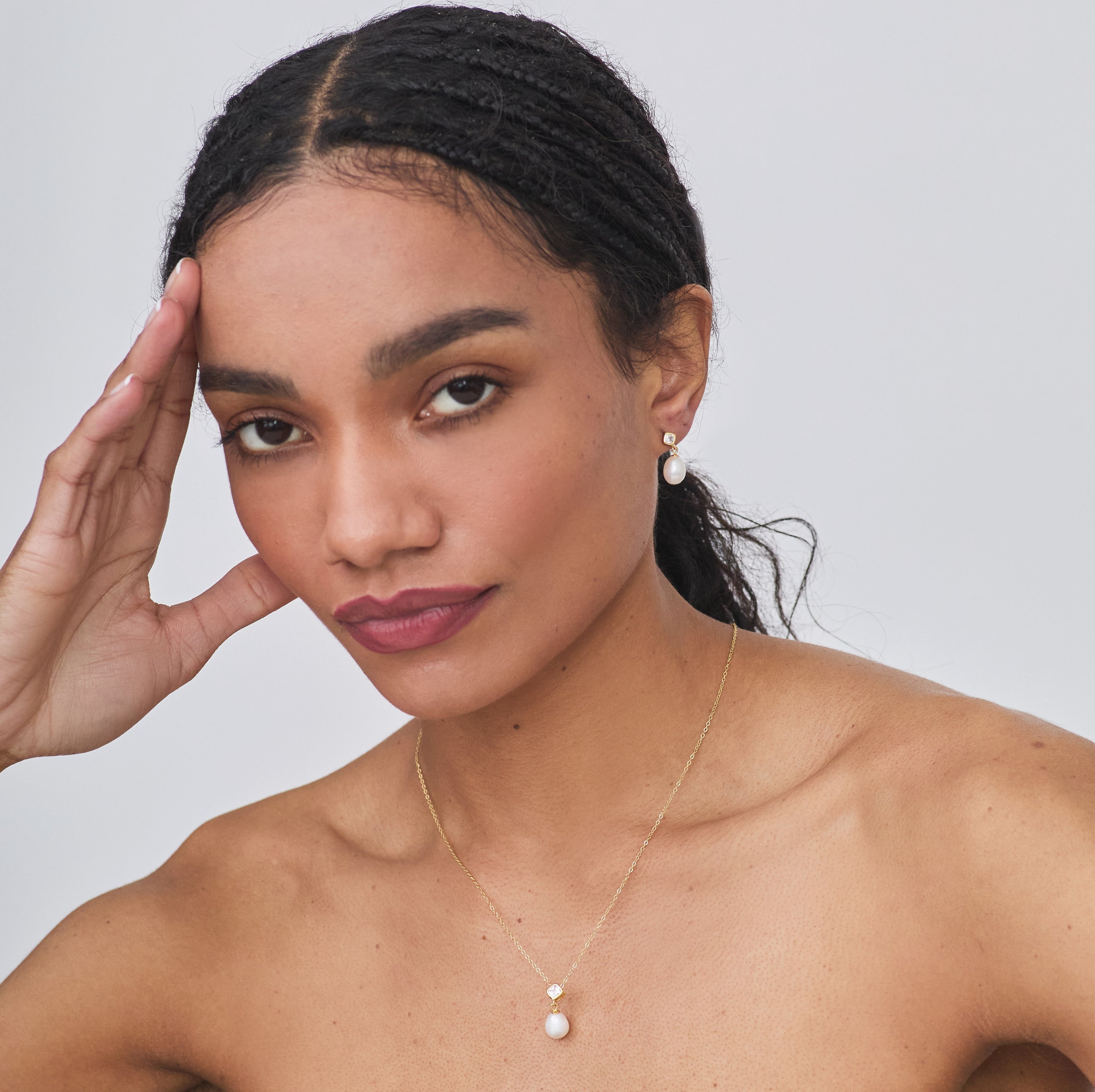 Mae Pearl Necklace - Gold