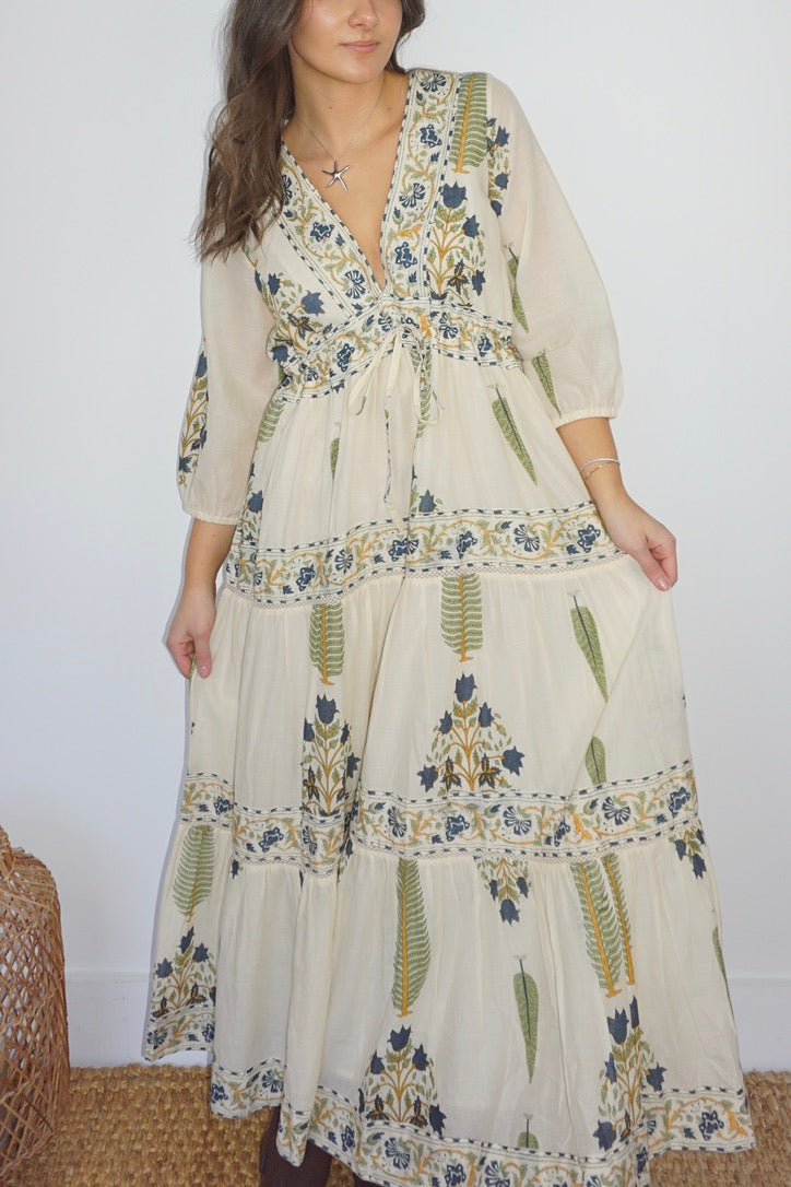 Orley Dress in Navy Victorian