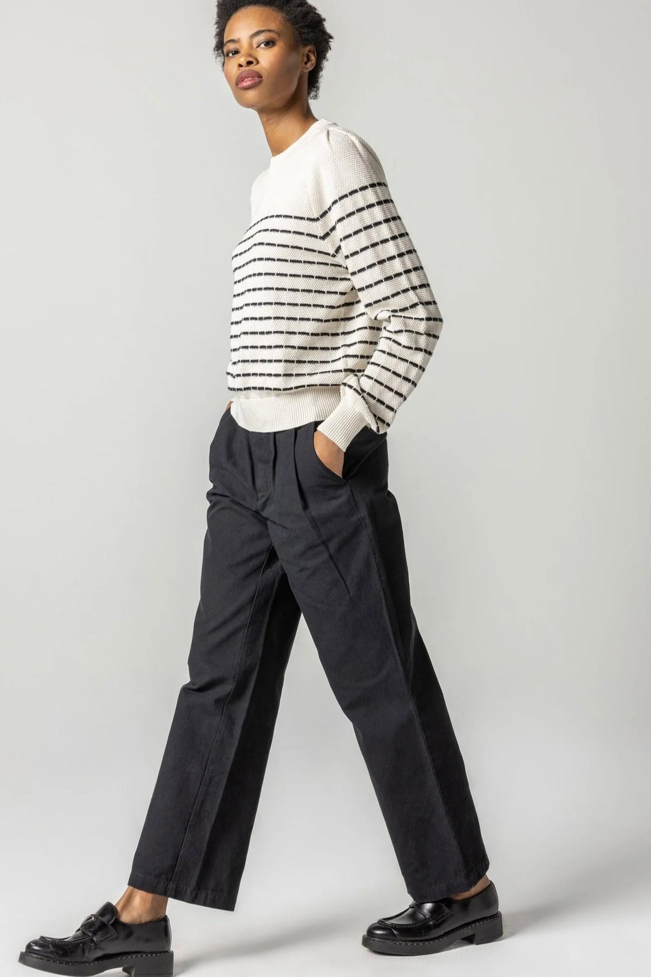 Lilla P Pleat Front Trouser