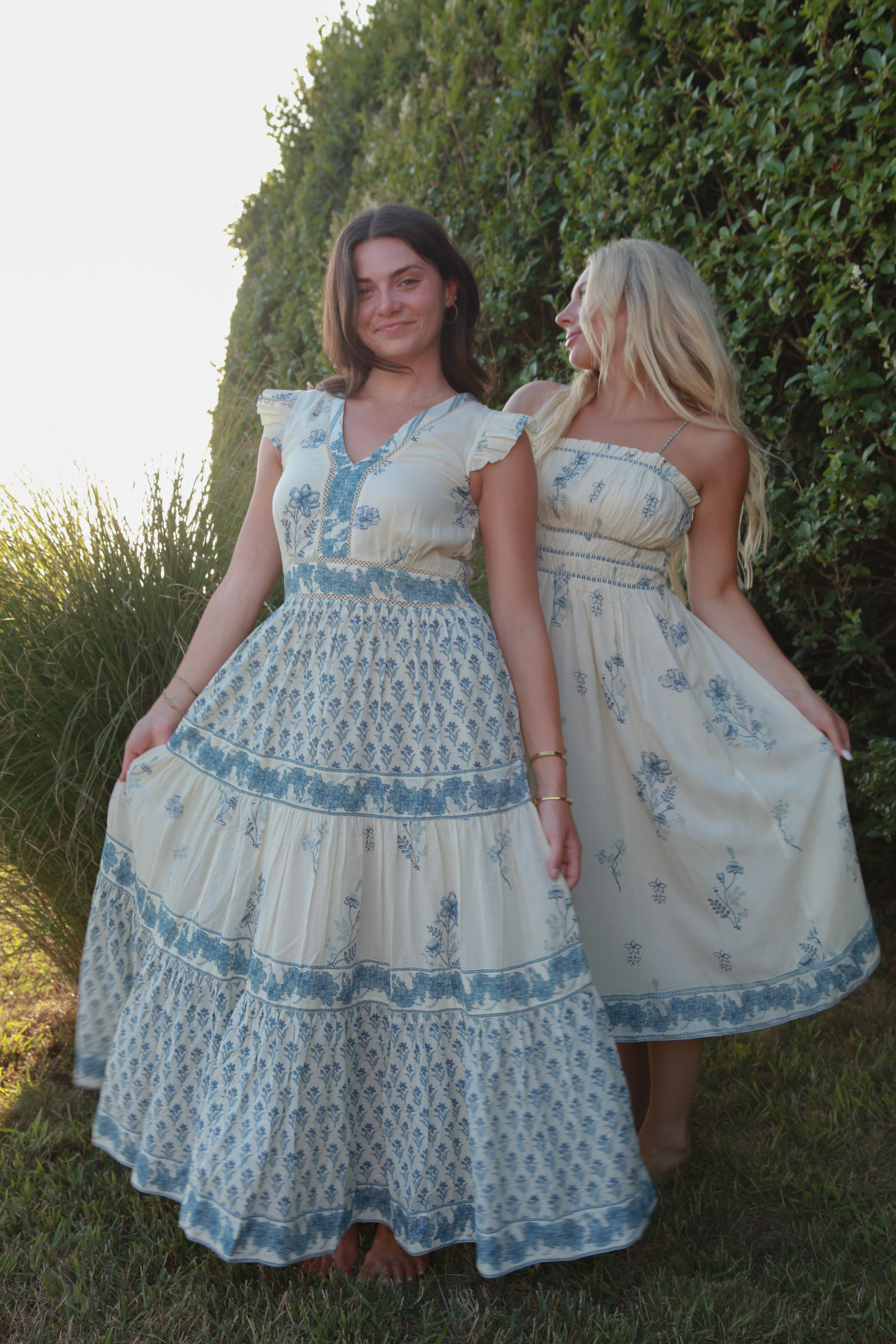 Percy Dress in Sea Spray Floral