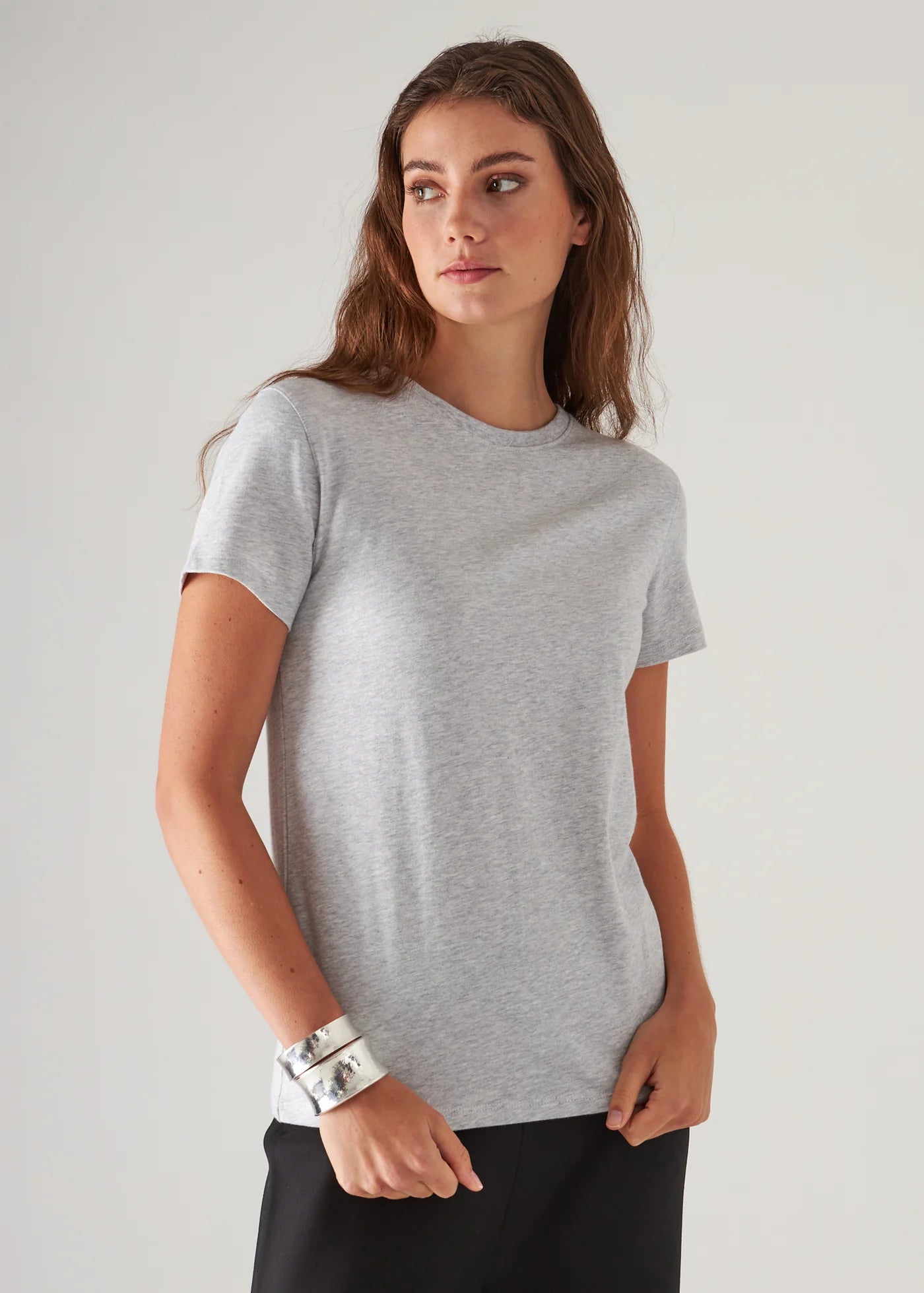 Pima Cotton Stretch Slim T-Shirt