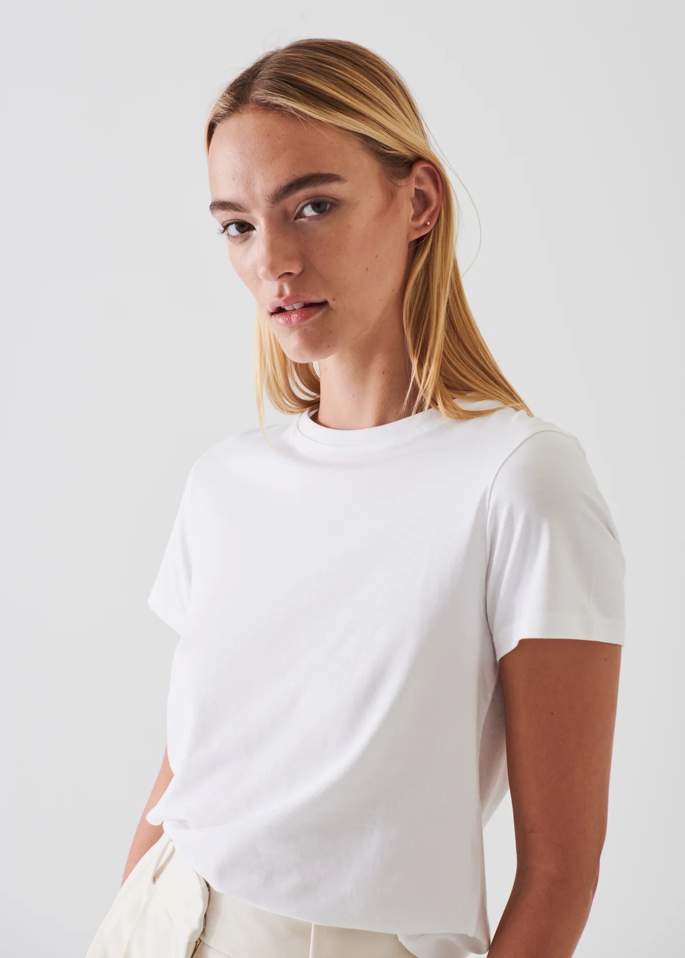 Pima Cotton Stretch Slim T-Shirt