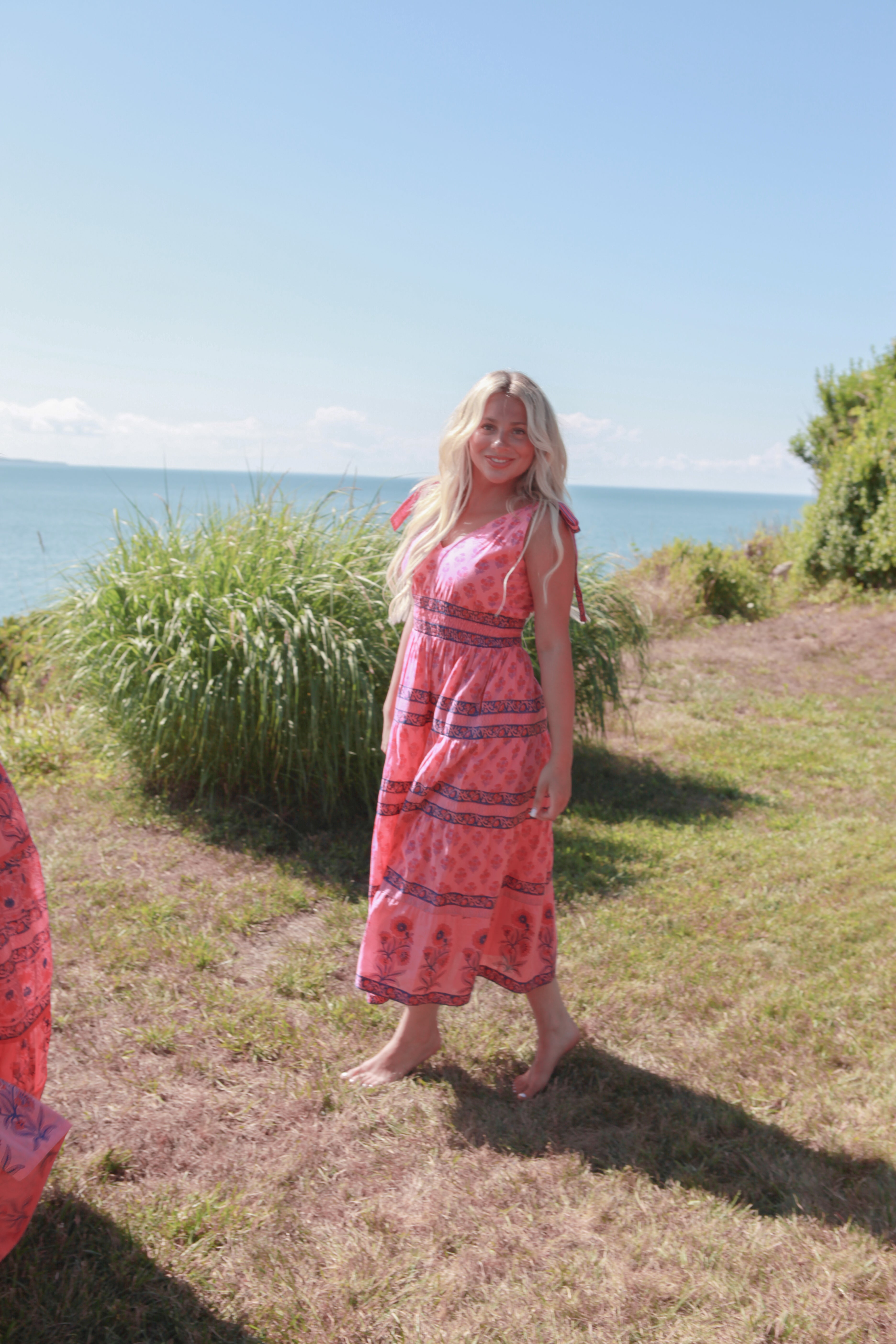Peri Dress in Pink Sand