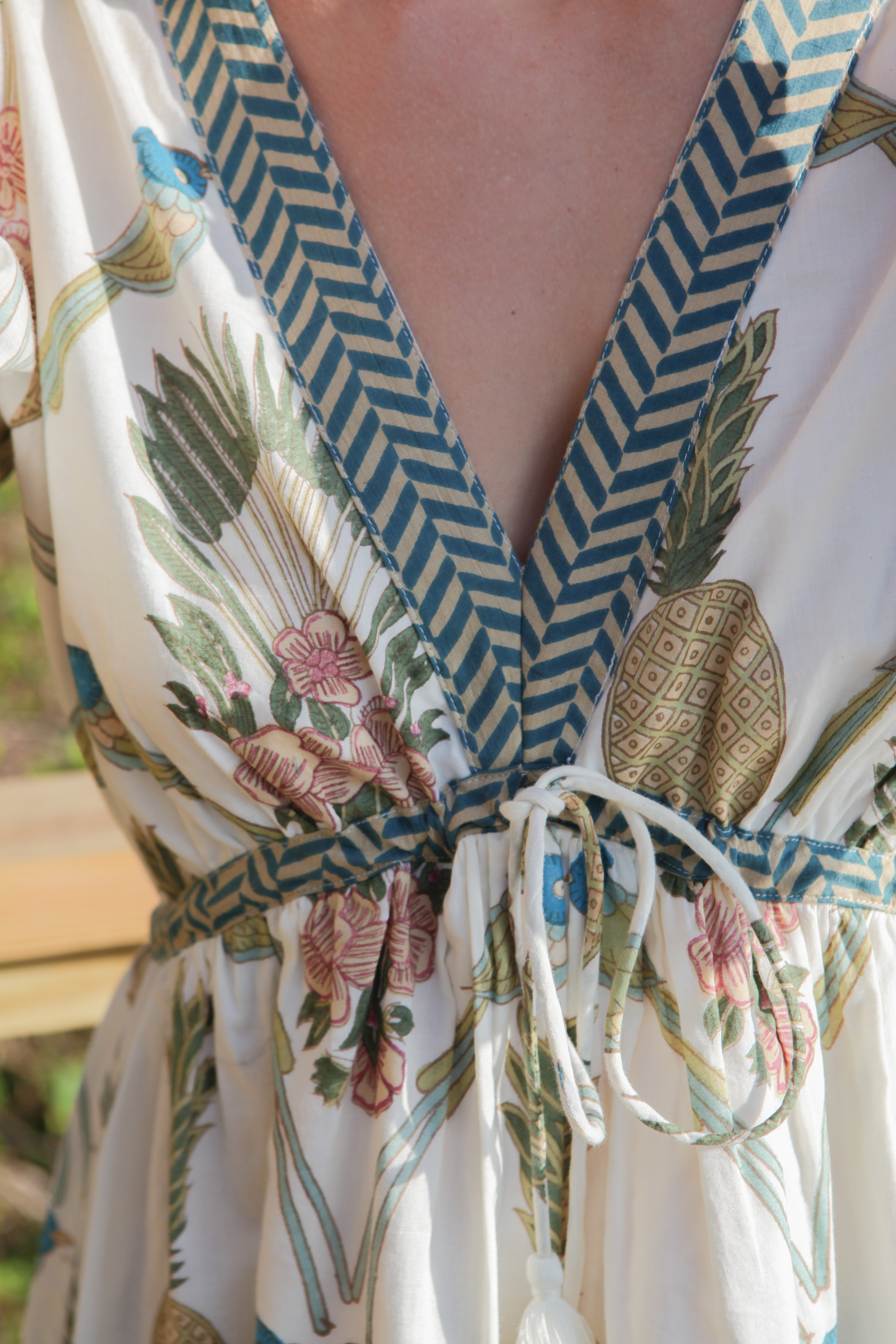 Orley Dress in Royal Tropic