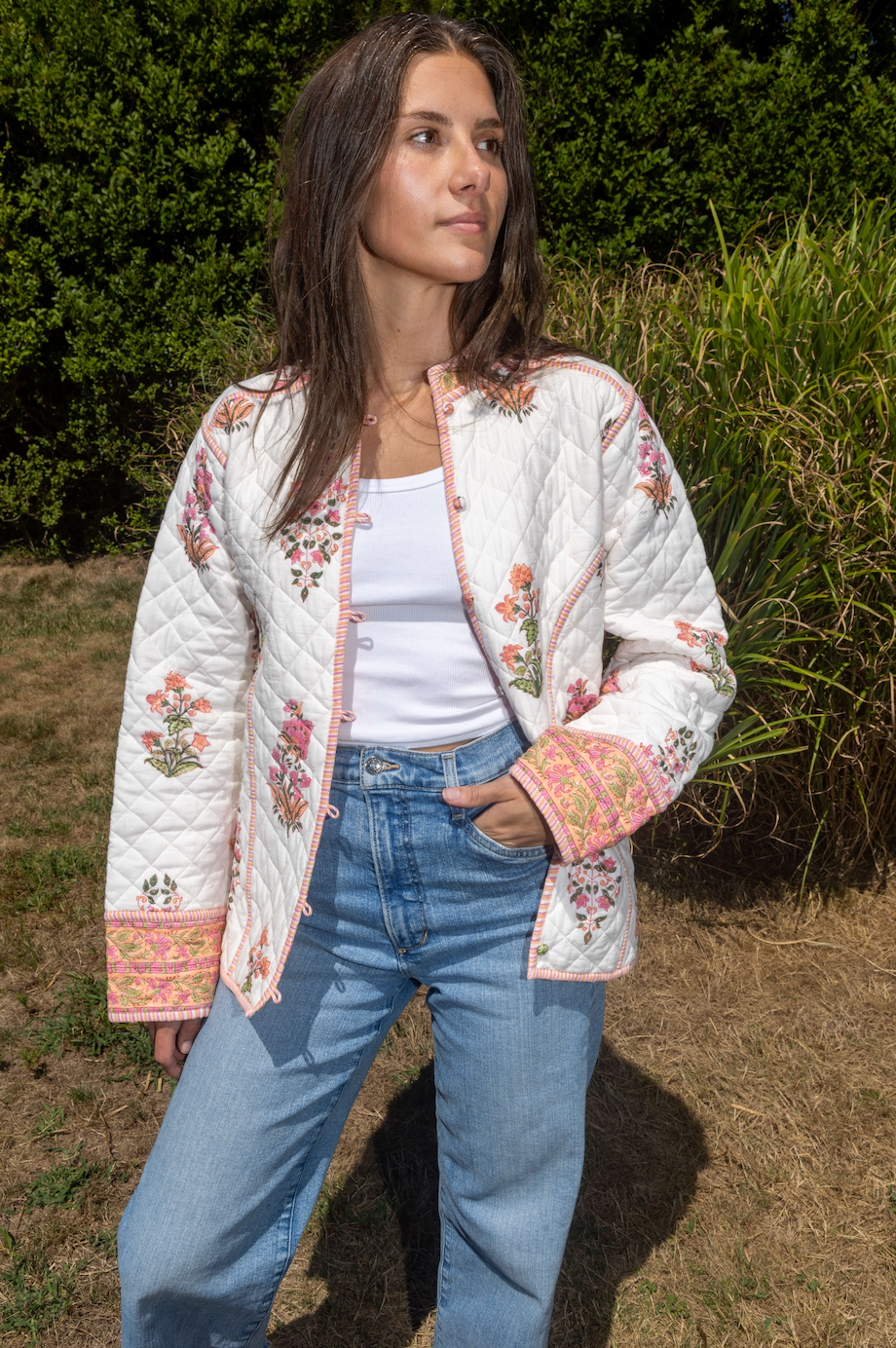 Naia Jacket in Petal Poise