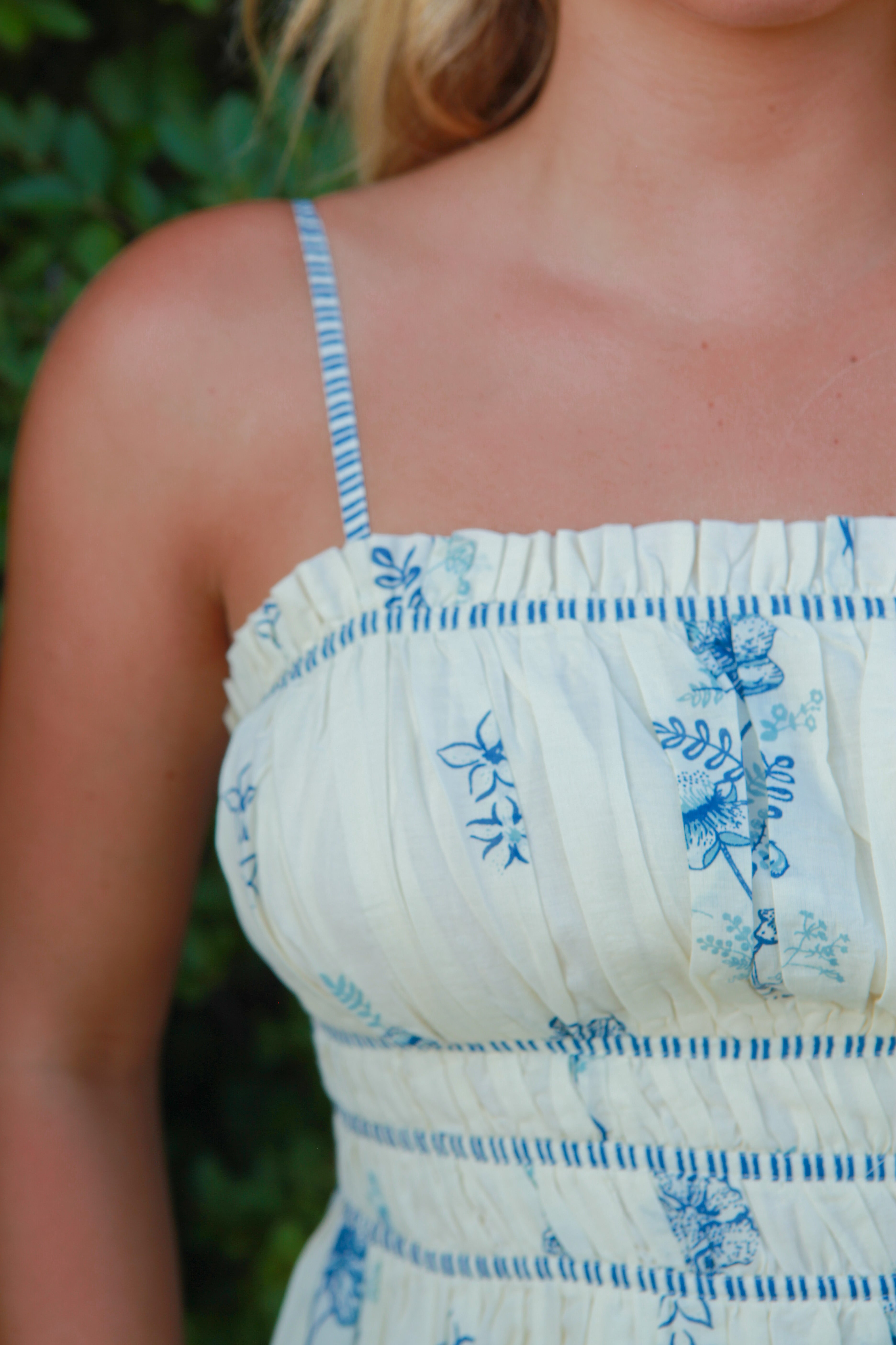 Dottie Midi Dress in Sea Spray Floral