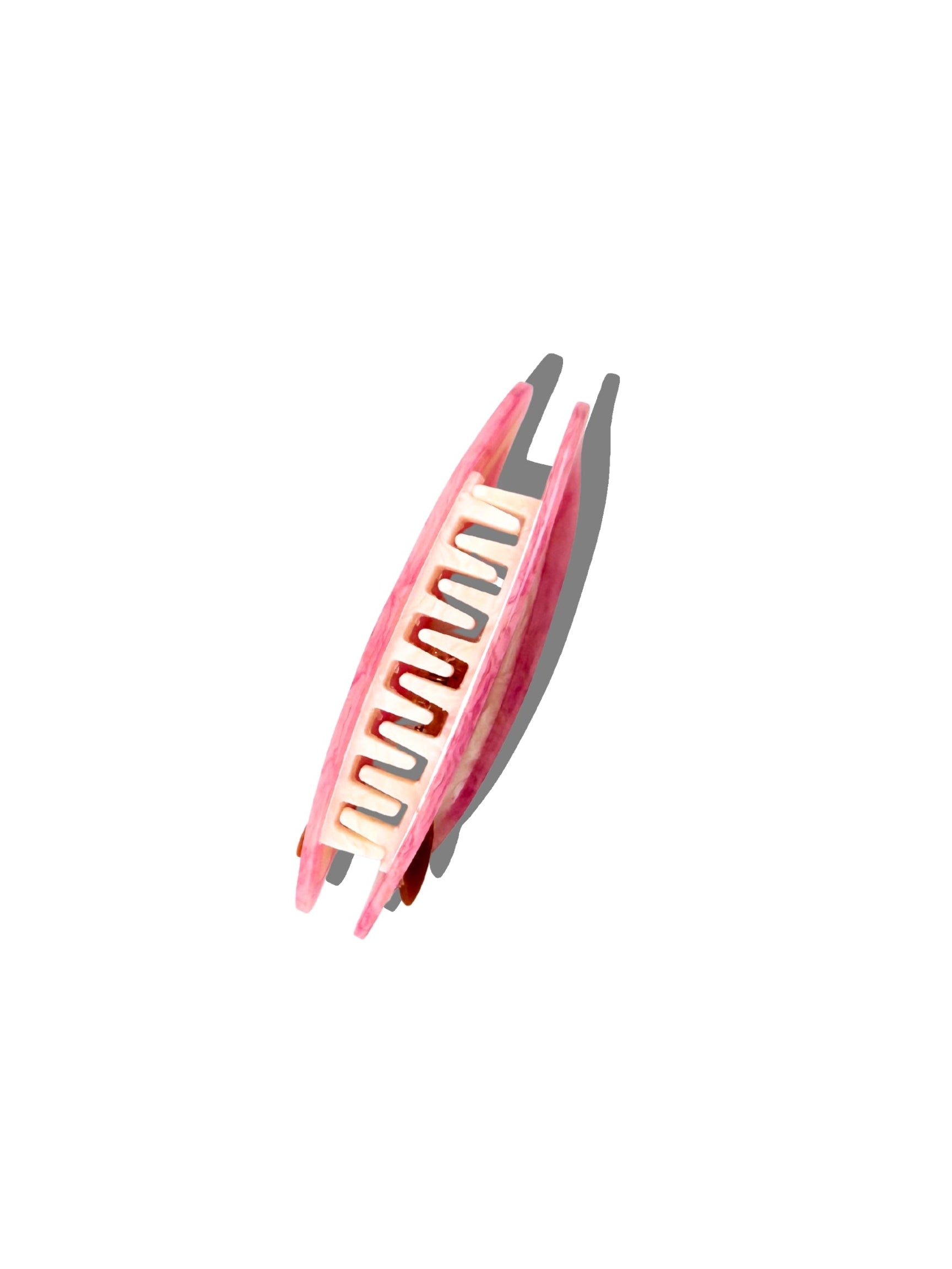 Hand Painted Surf Boards Claw Hair Clip - Pink