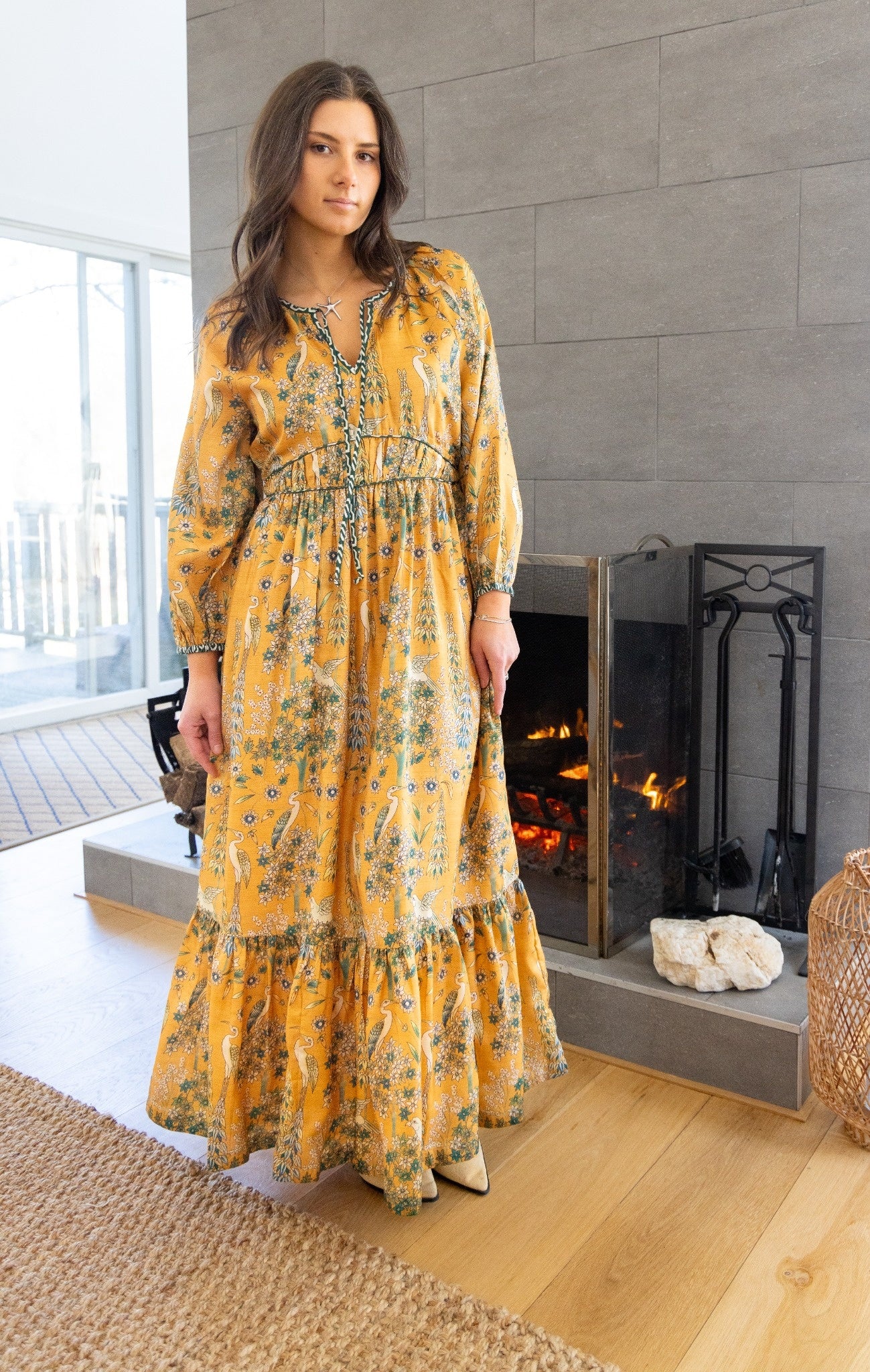 Vera Maxi Dress - Saffron Heron