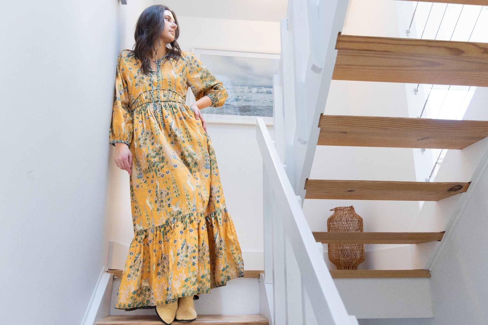 Vera Maxi Dress - Saffron Heron