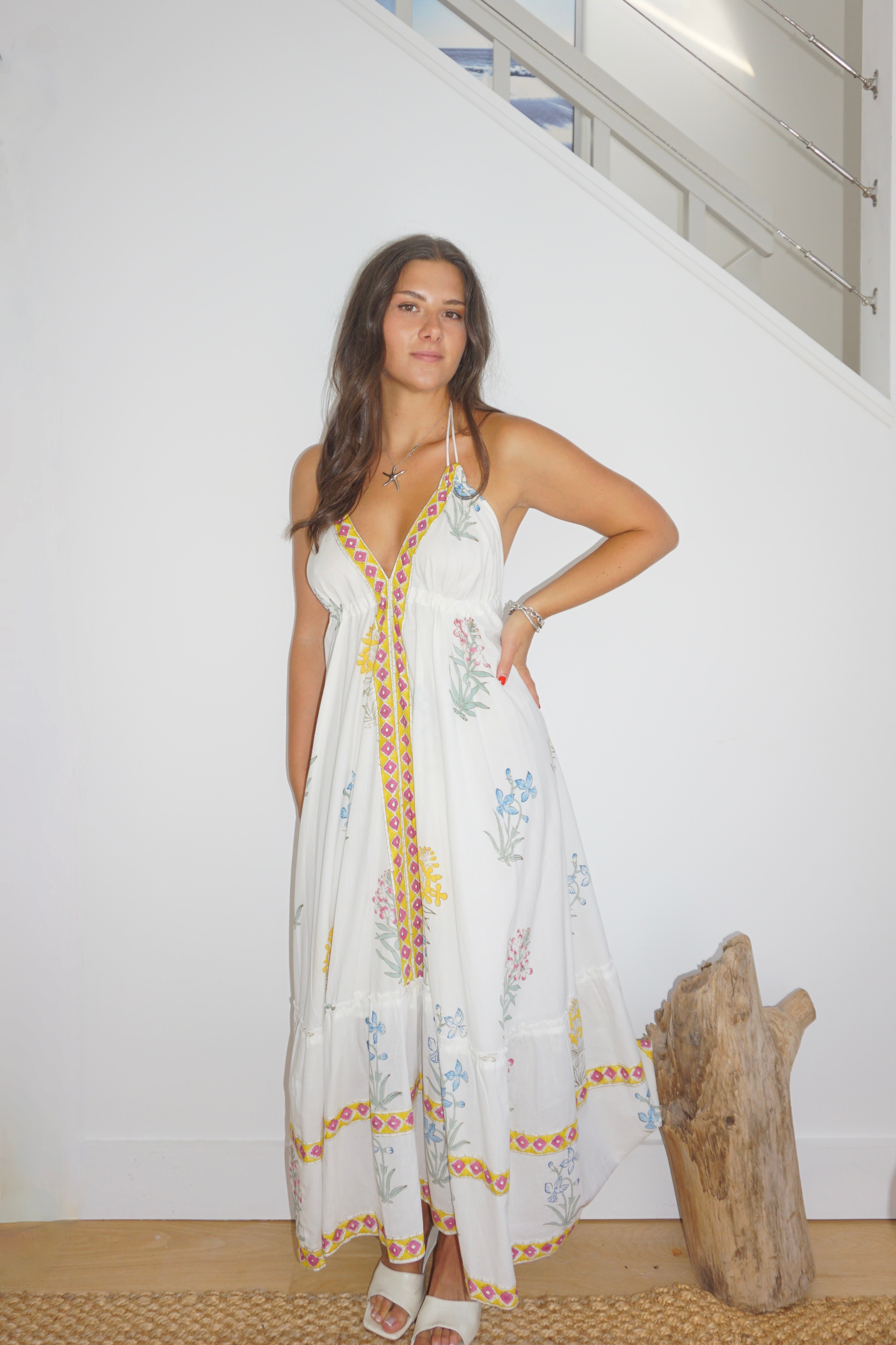 Ziggy Dress in Mixed Print Floral