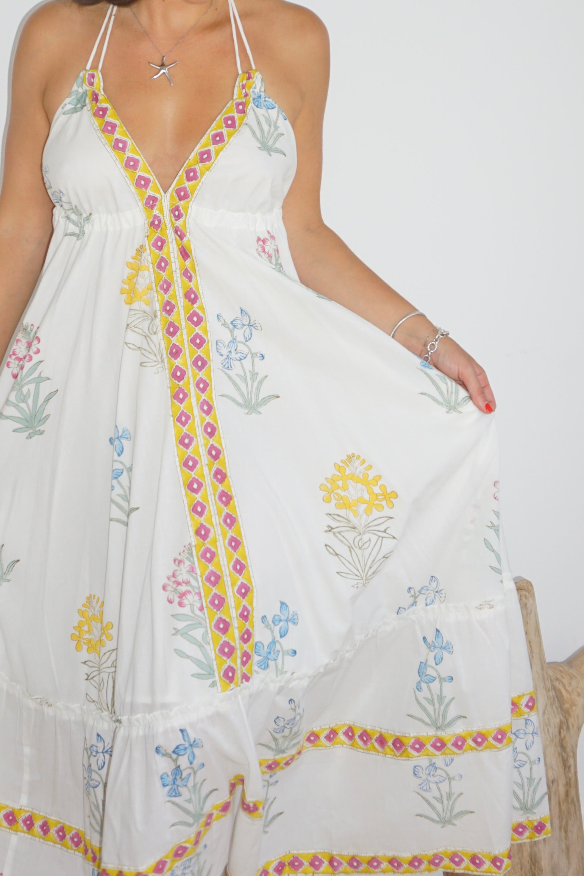 Ziggy Dress in Mixed Print Floral