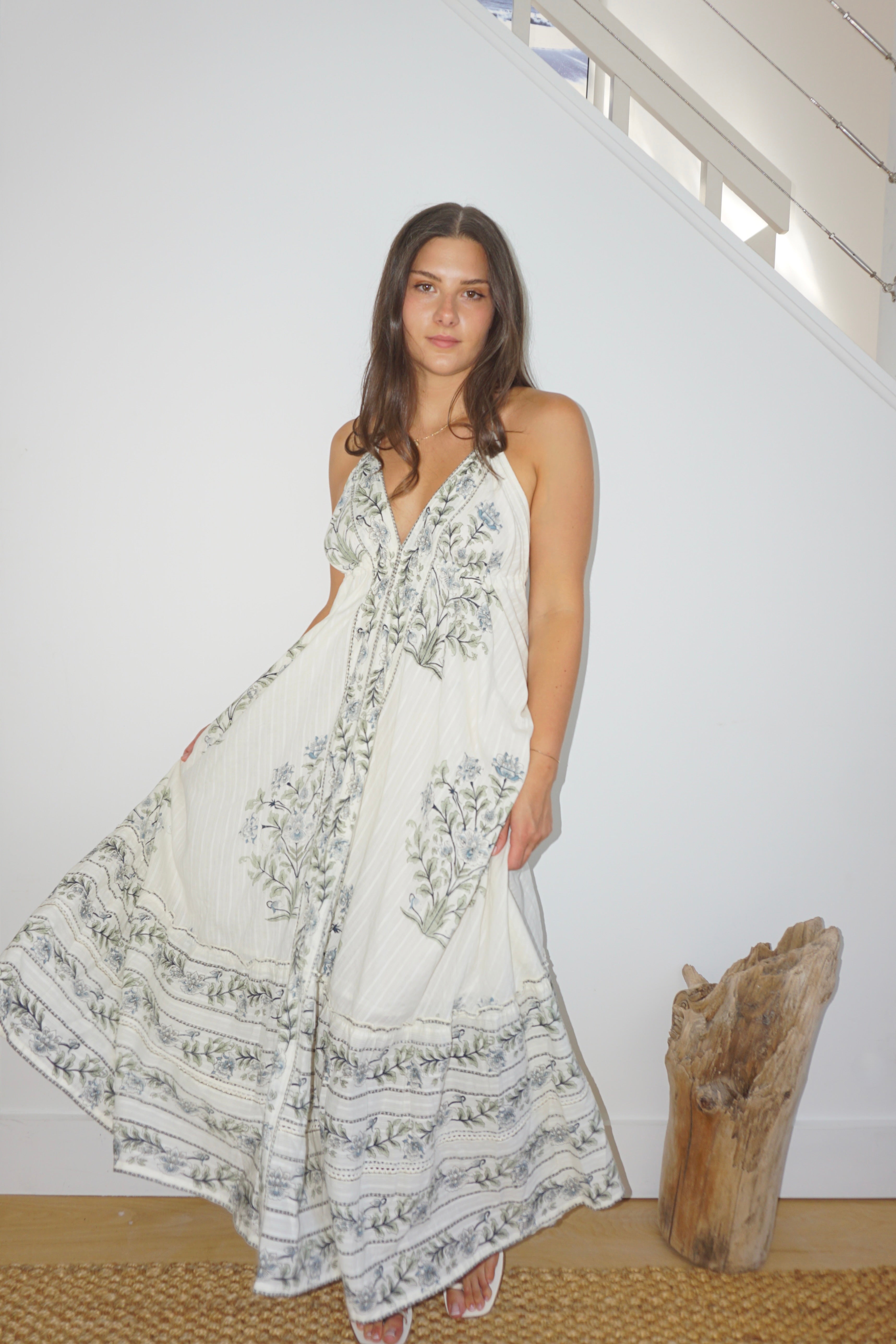 Ziggy Dress in Vert Victorian