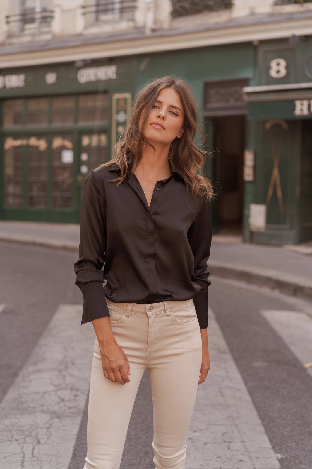 Léa Satin Shirt