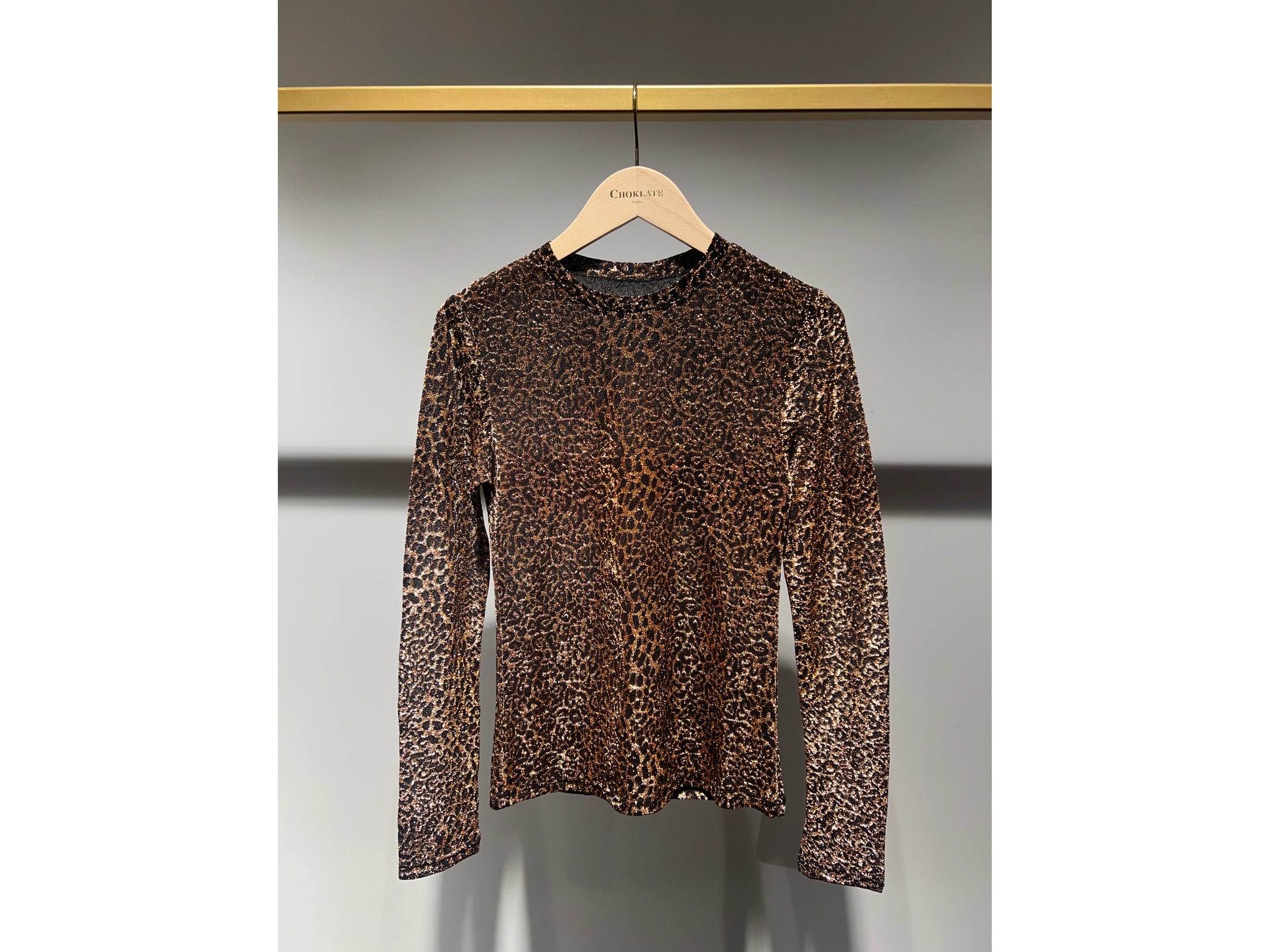 Choklate Paris Shiny Leopard Long Sleeve