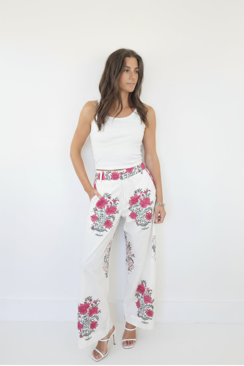 Edison Pant in Sunset Rose