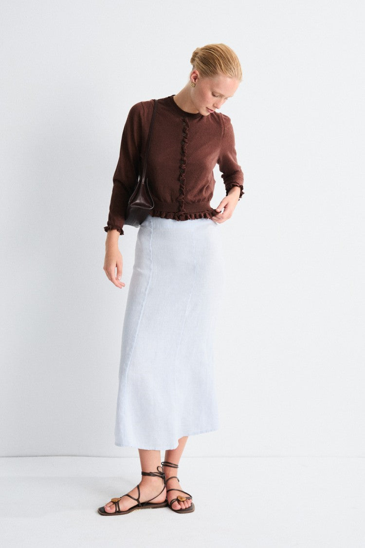 Cyra Skirt in Sky