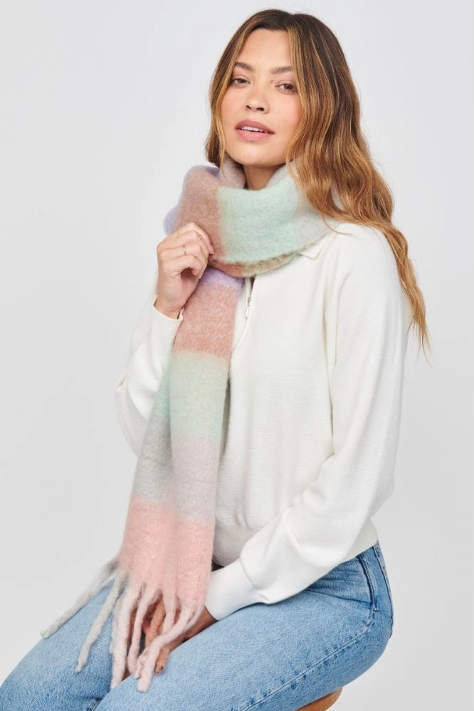 Urban Expressions Plaid Scarf