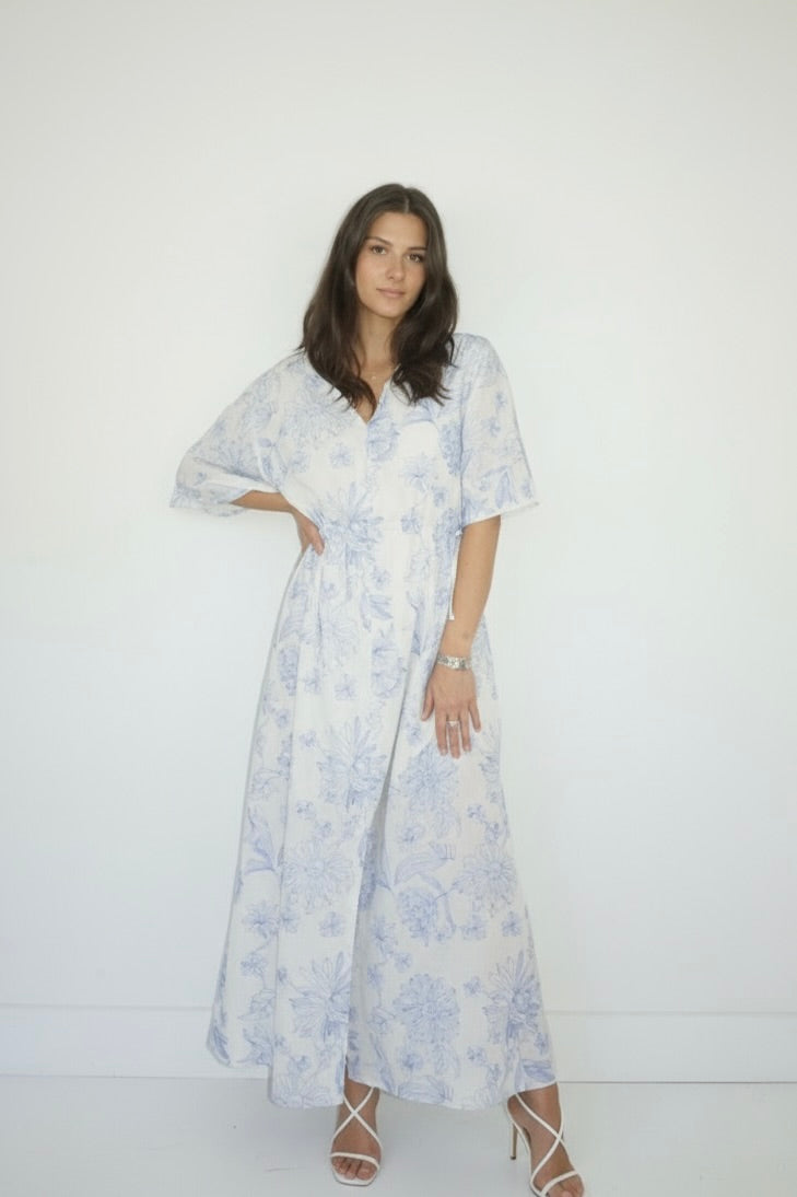 Jessie Dress in Petal Embroidery