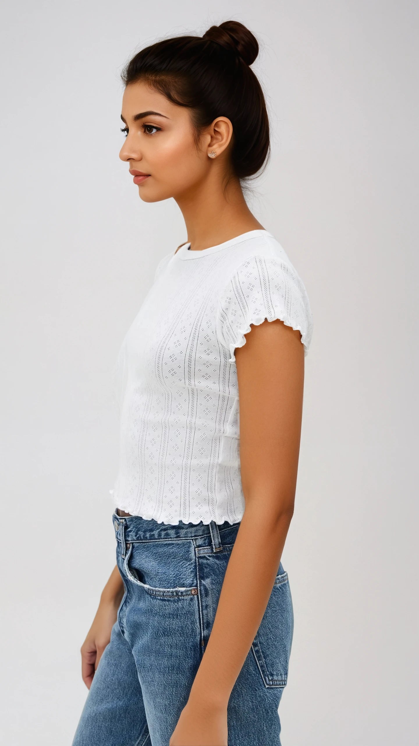 Lily Baby Tee - White Hot