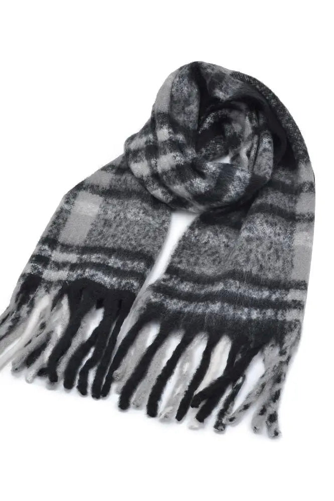 Urban Expressions Plaid Scarf