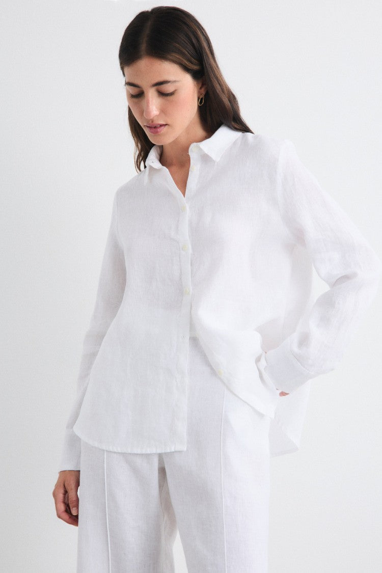 Aurora Long Sleeve Shirt in Sky