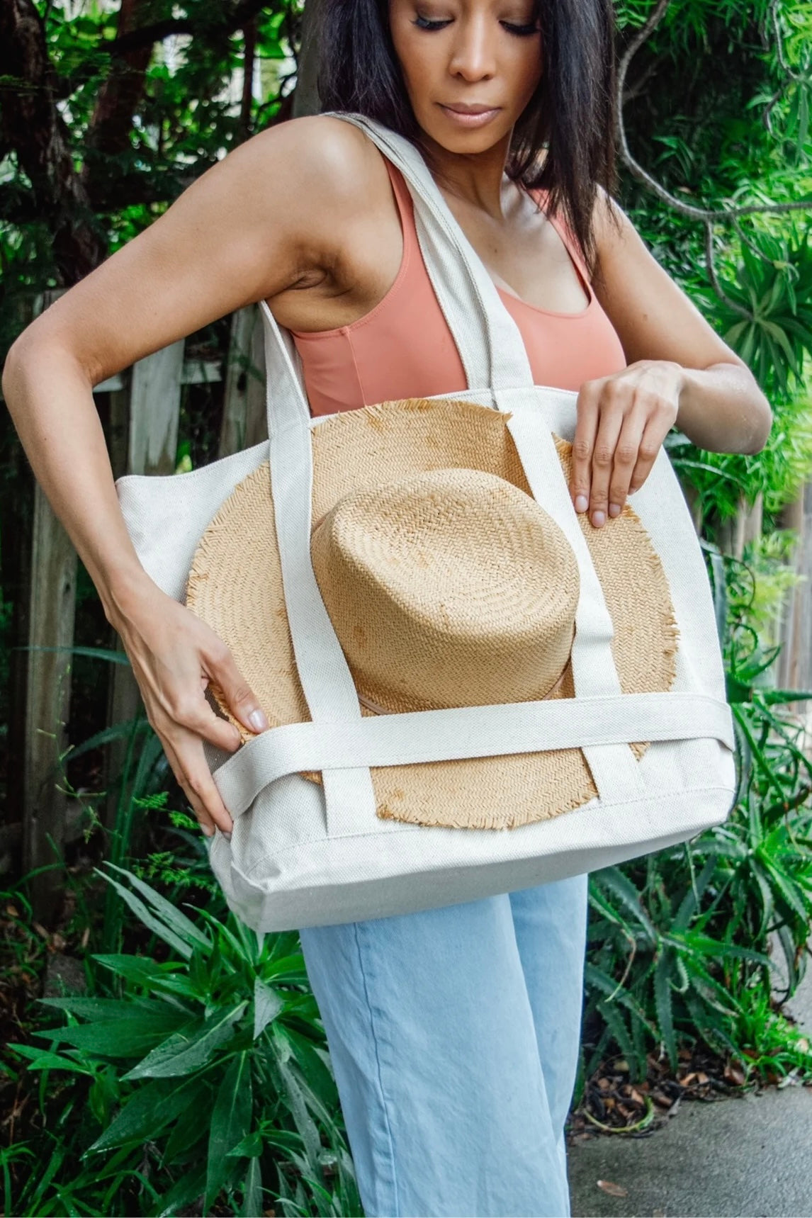 Hat Attack The Original Canvas Traveler Bag - Solid Natural