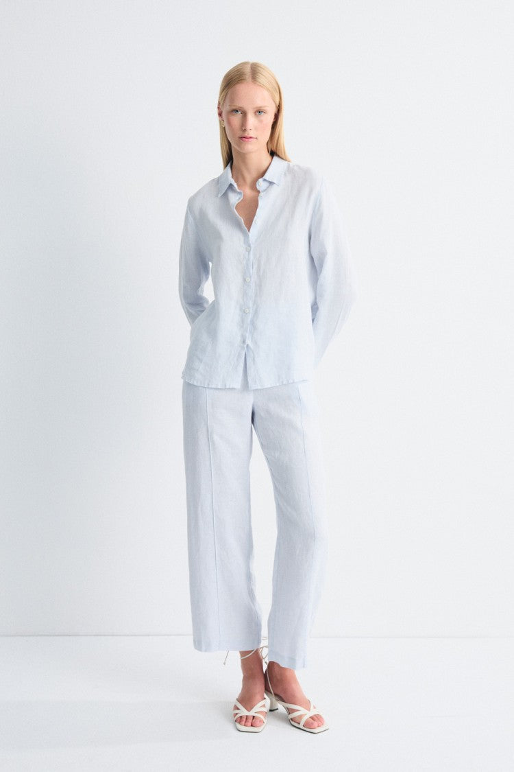 Aurora Long Sleeve Shirt in Sky