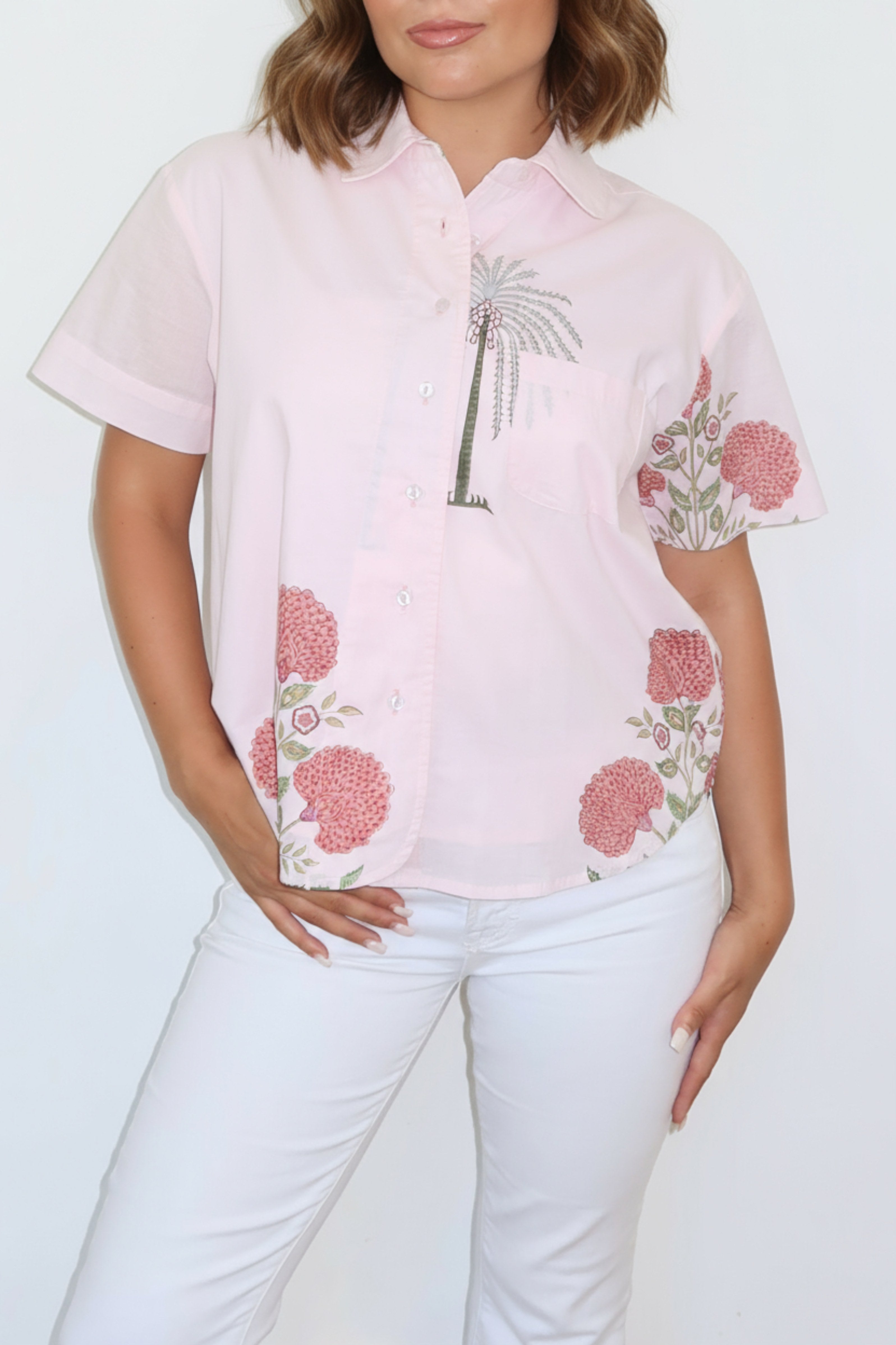 Wren Shirt in Montauk Floral