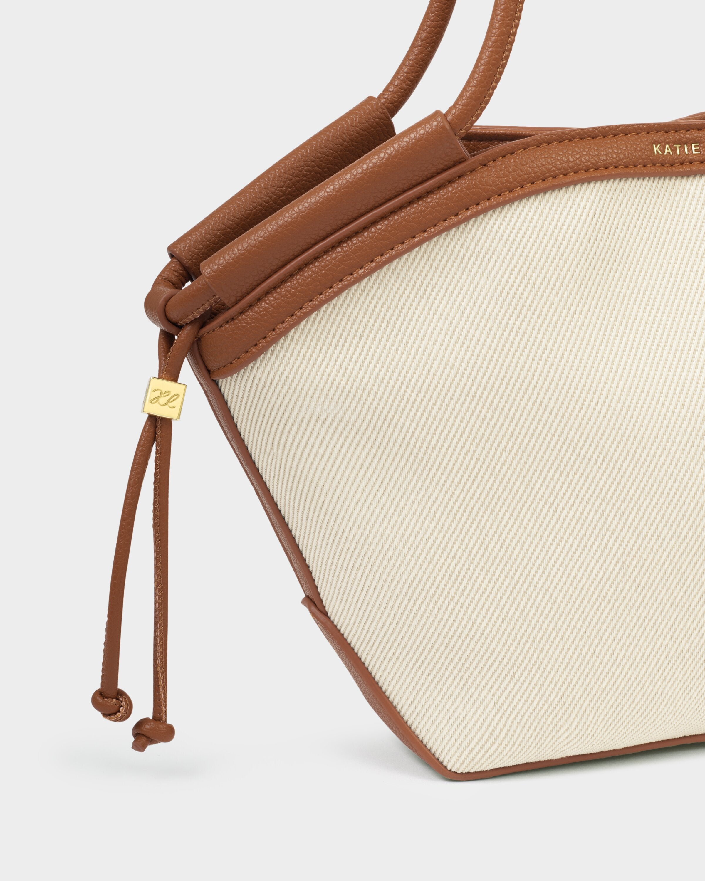 Florence Mini Tote Bag Canvas Cognac