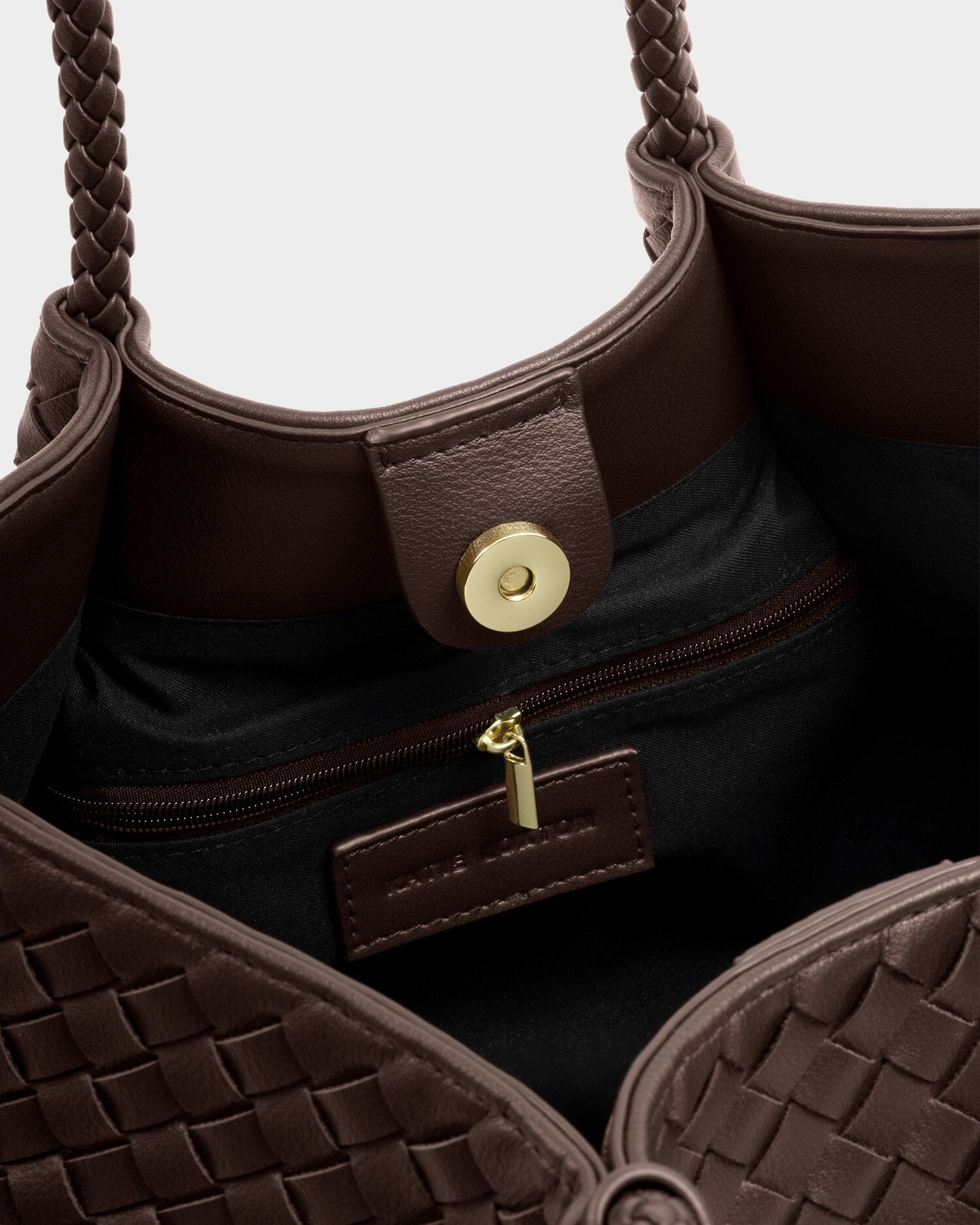 Nova Shoulder Tote Bag Small - Chocolate
