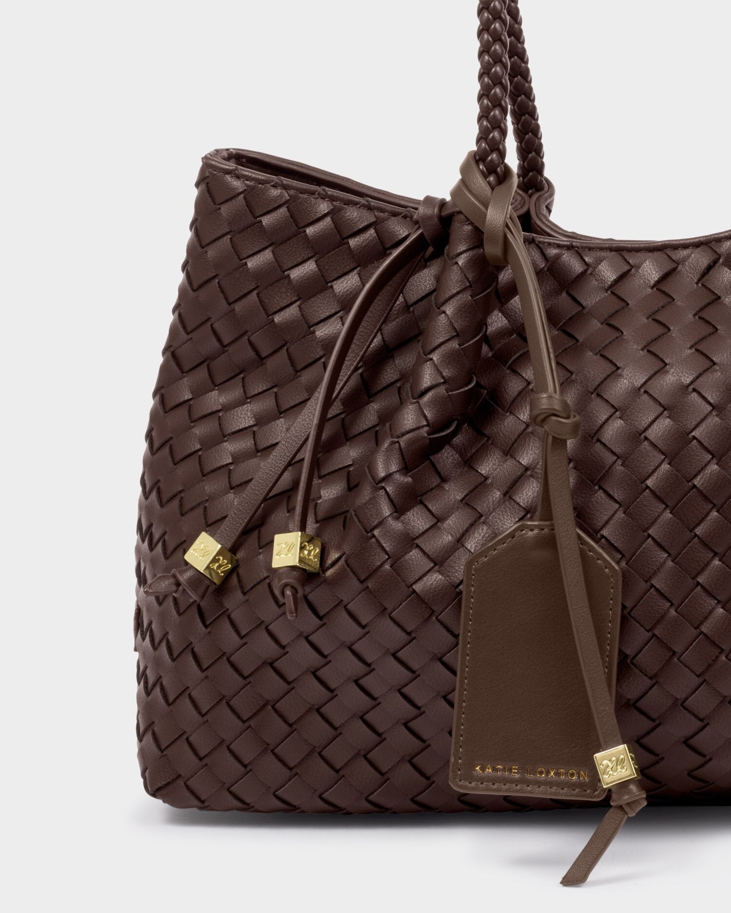 Nova Shoulder Tote Bag Small - Chocolate
