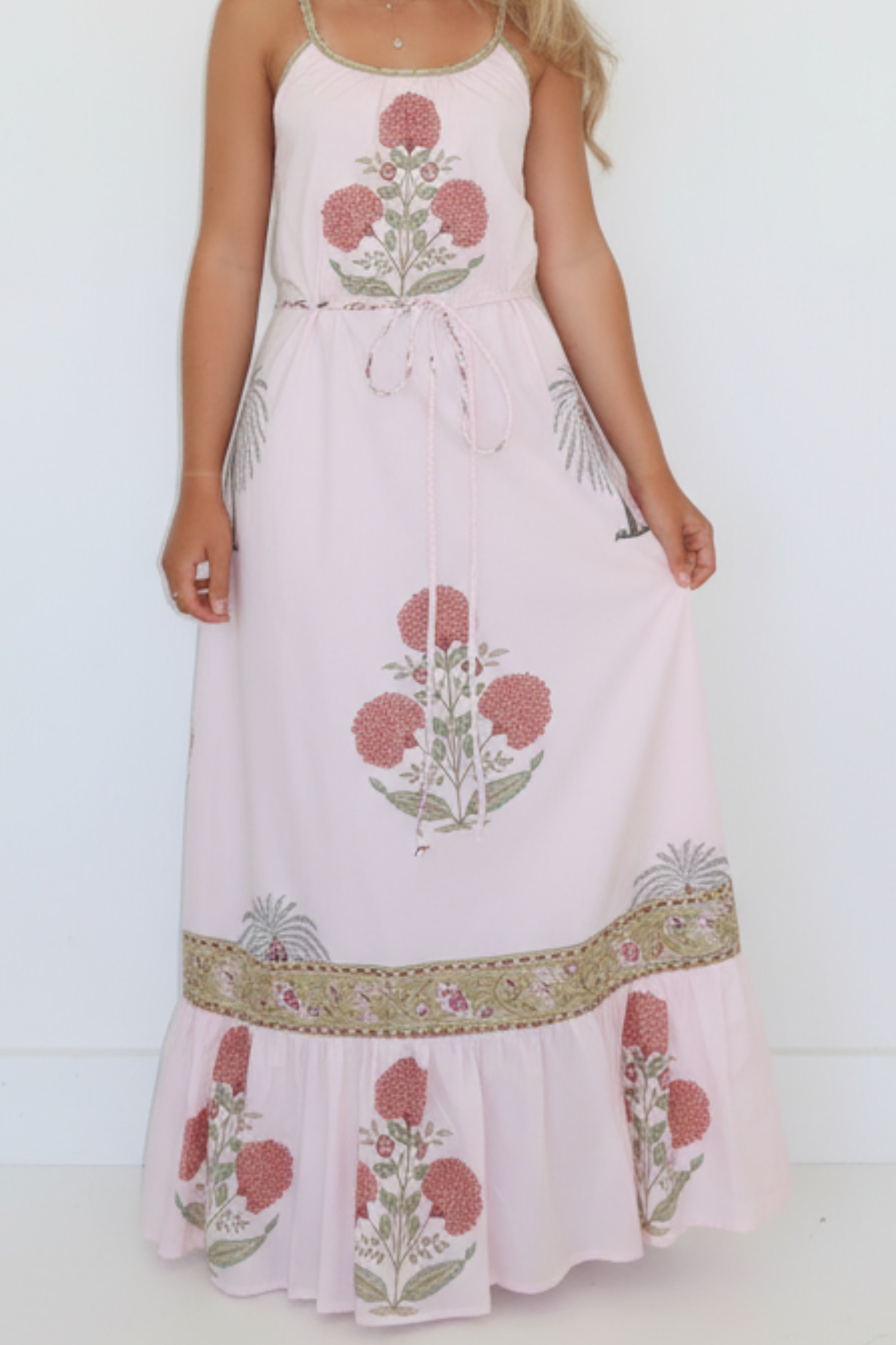 Olivia Belted Dress in Montauk Floral