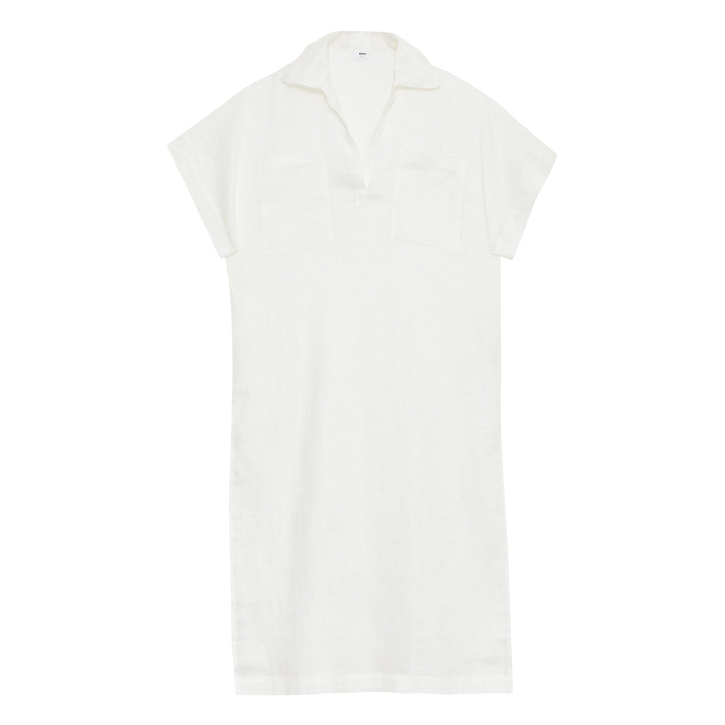 Nihi Collared Linen Maxi Dress