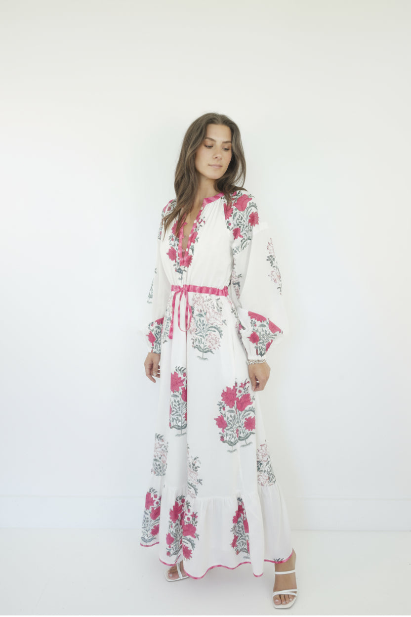 Joel Dress in Sunset Rose