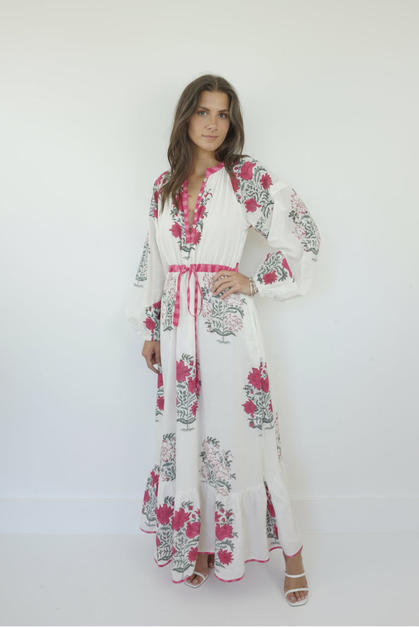 Joel Dress in Sunset Rose