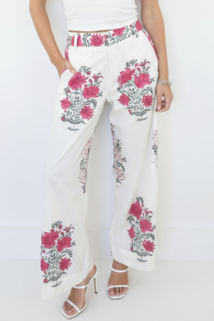 Edison Pant in Sunset Rose