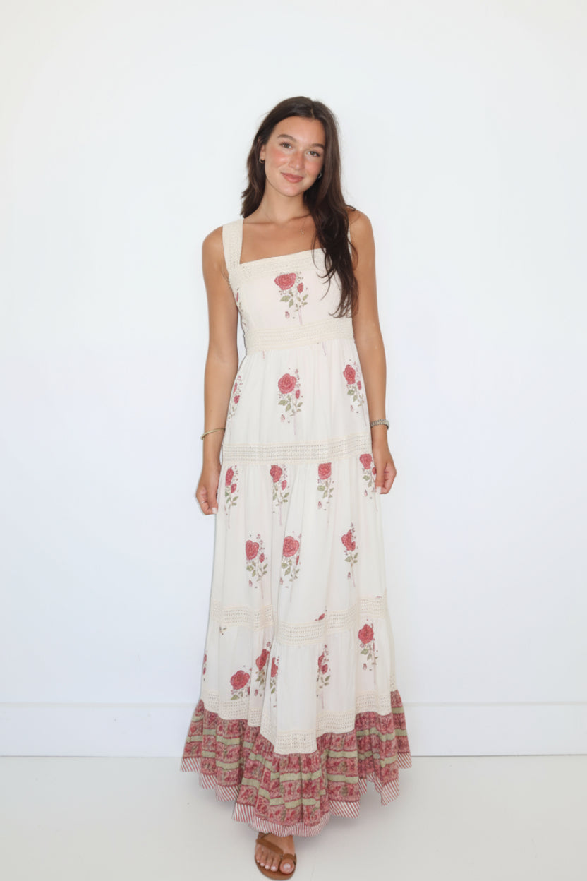 Halo Maxi Dress in Rosewater