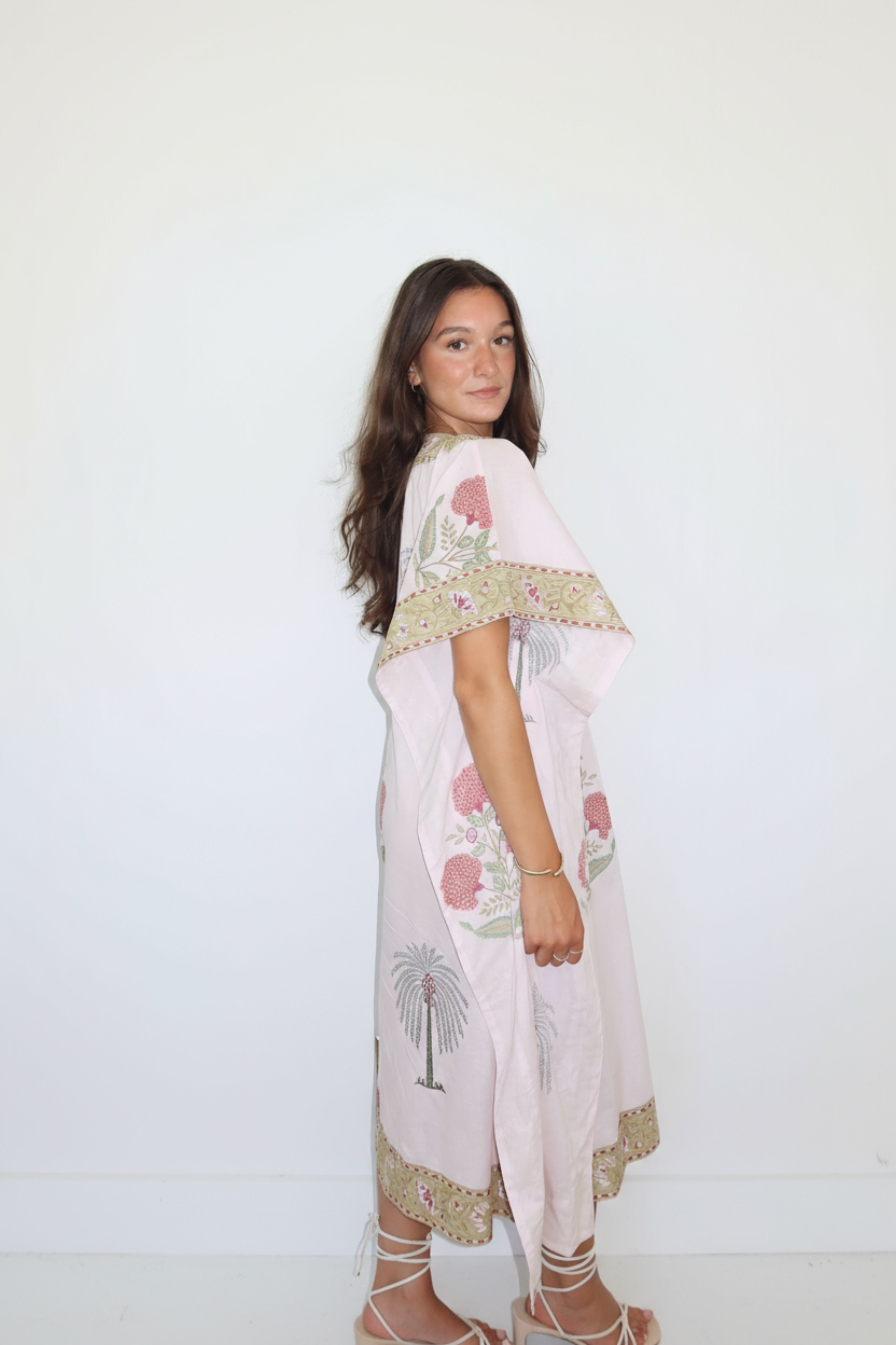 Santorini Kaftan in Montauk Floral