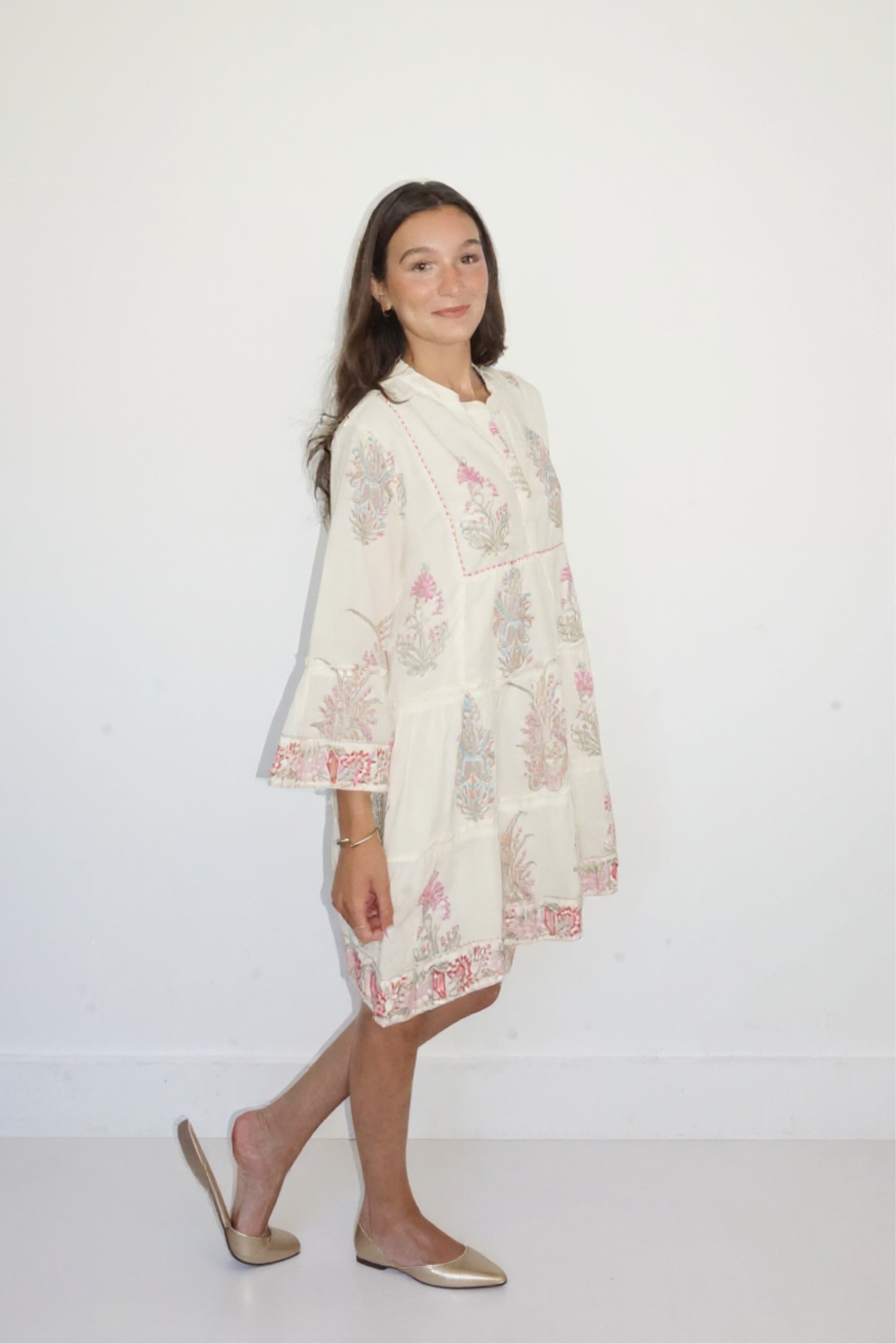 Dylan Dress in Pastel Paisley