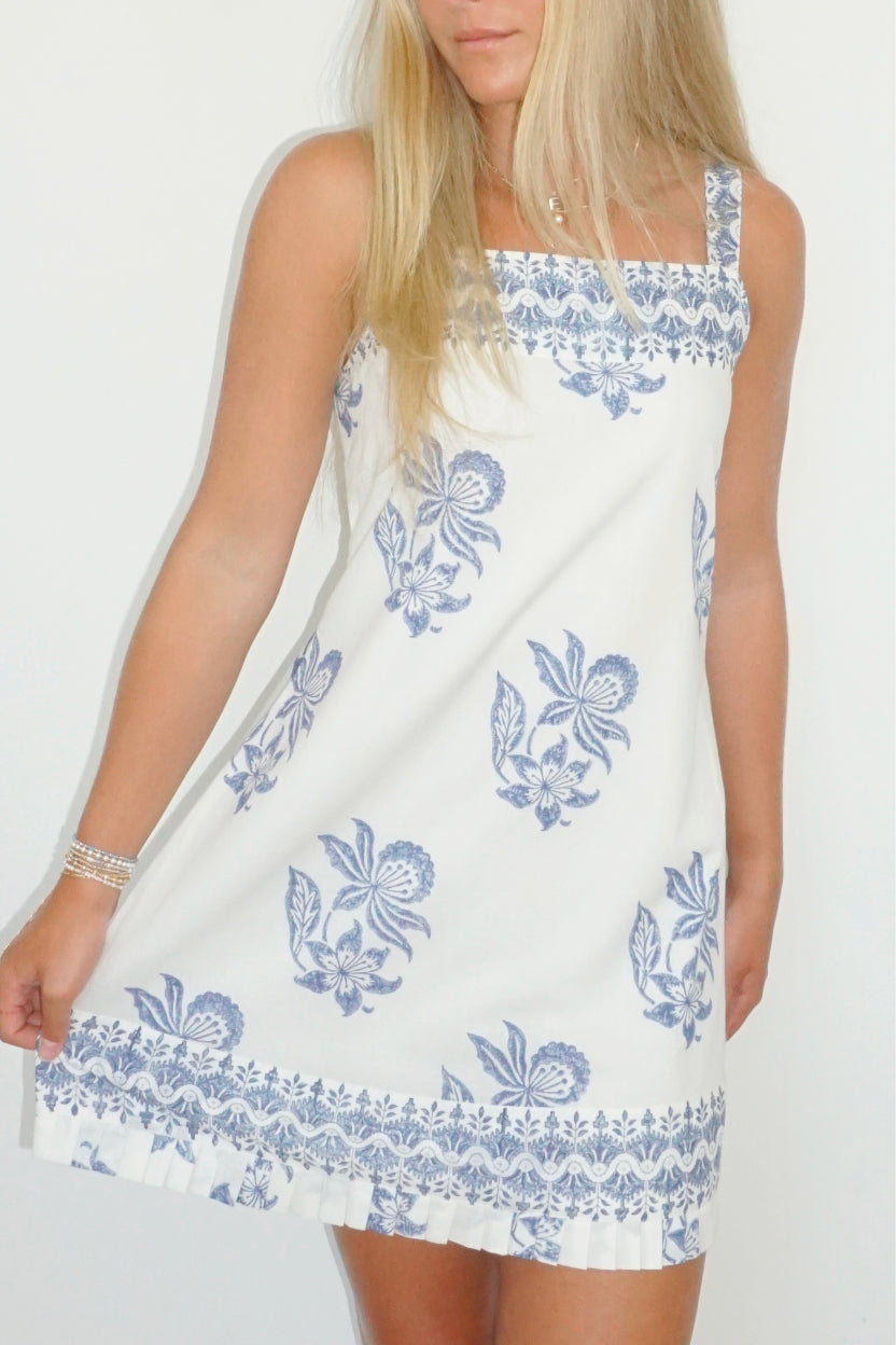 Minnie Dress in Seaside Bloom
