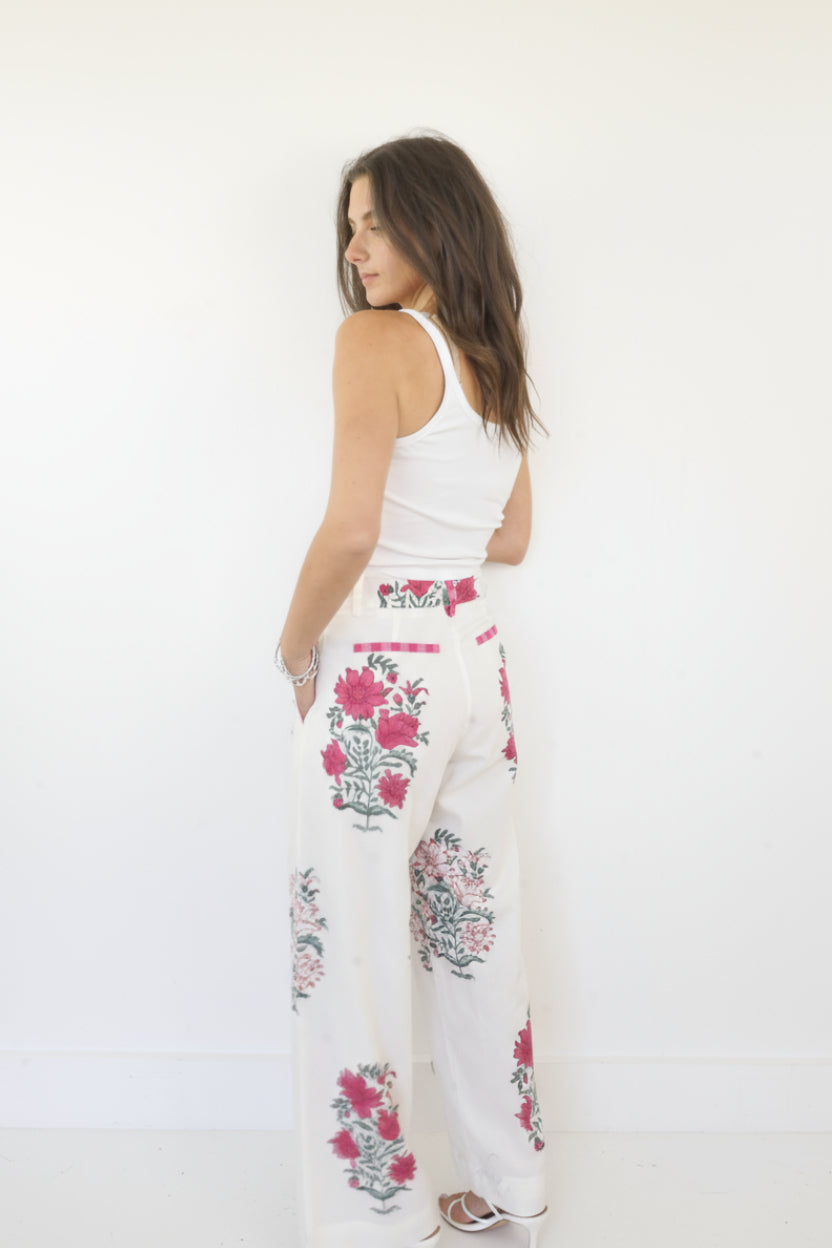 Edison Pant in Sunset Rose