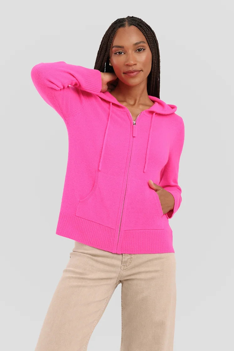 Alashan Cashmere Vivian Zip Hoodie