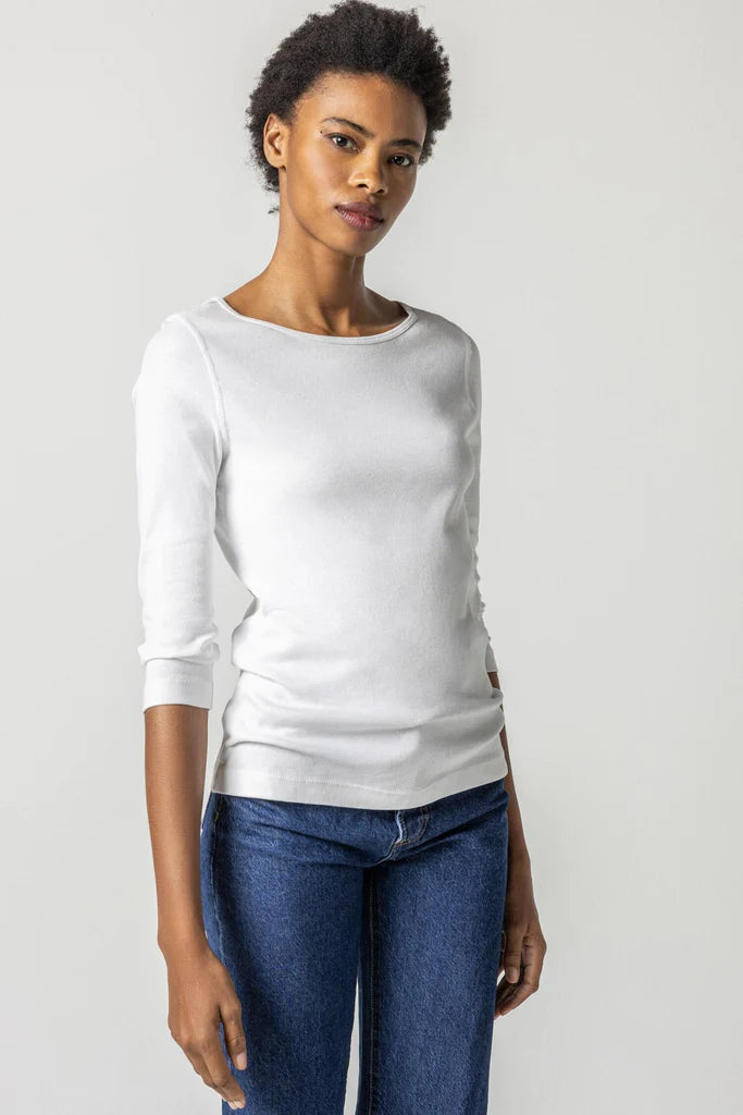 Lilla P 3/4 Sleeve Boatneck