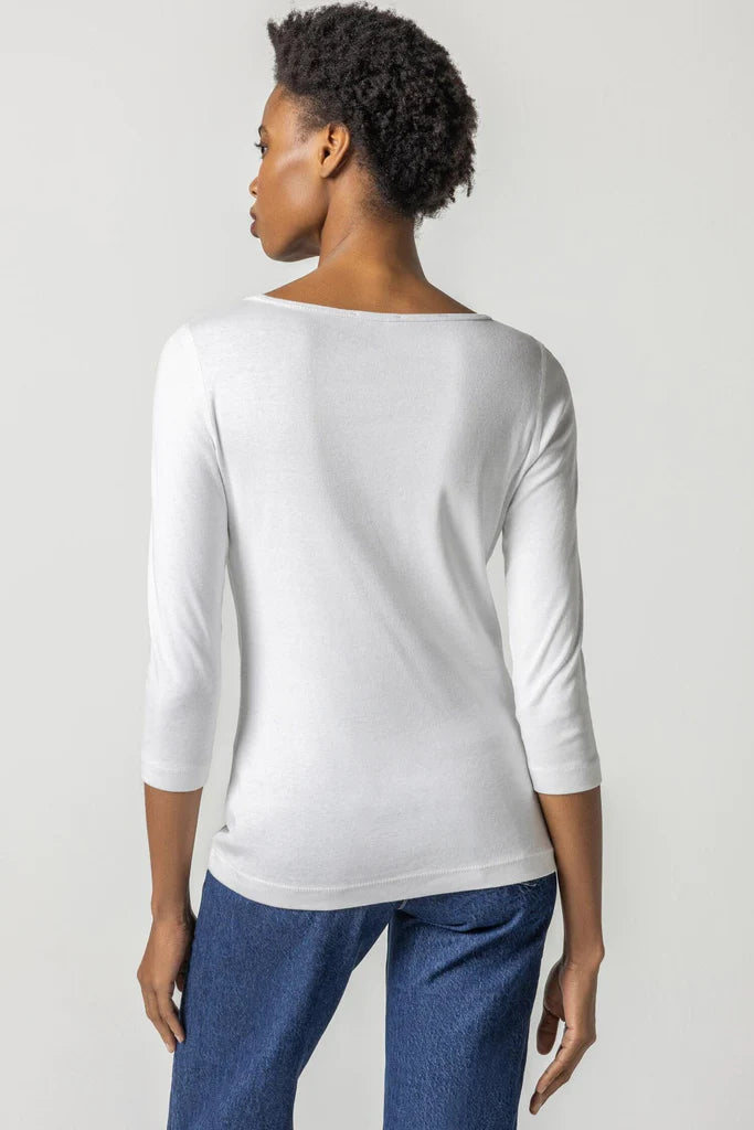 Lilla P 3/4 Sleeve Boatneck