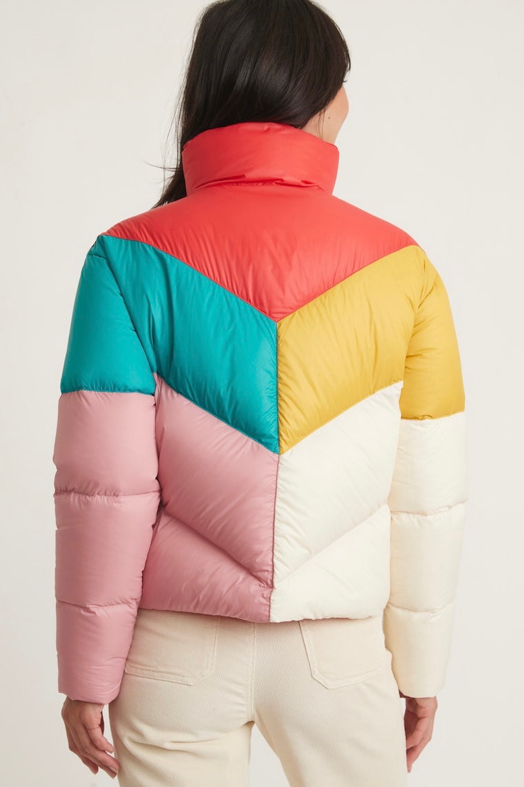 Marine Layer Archive Big Sky Chevron Puffer
